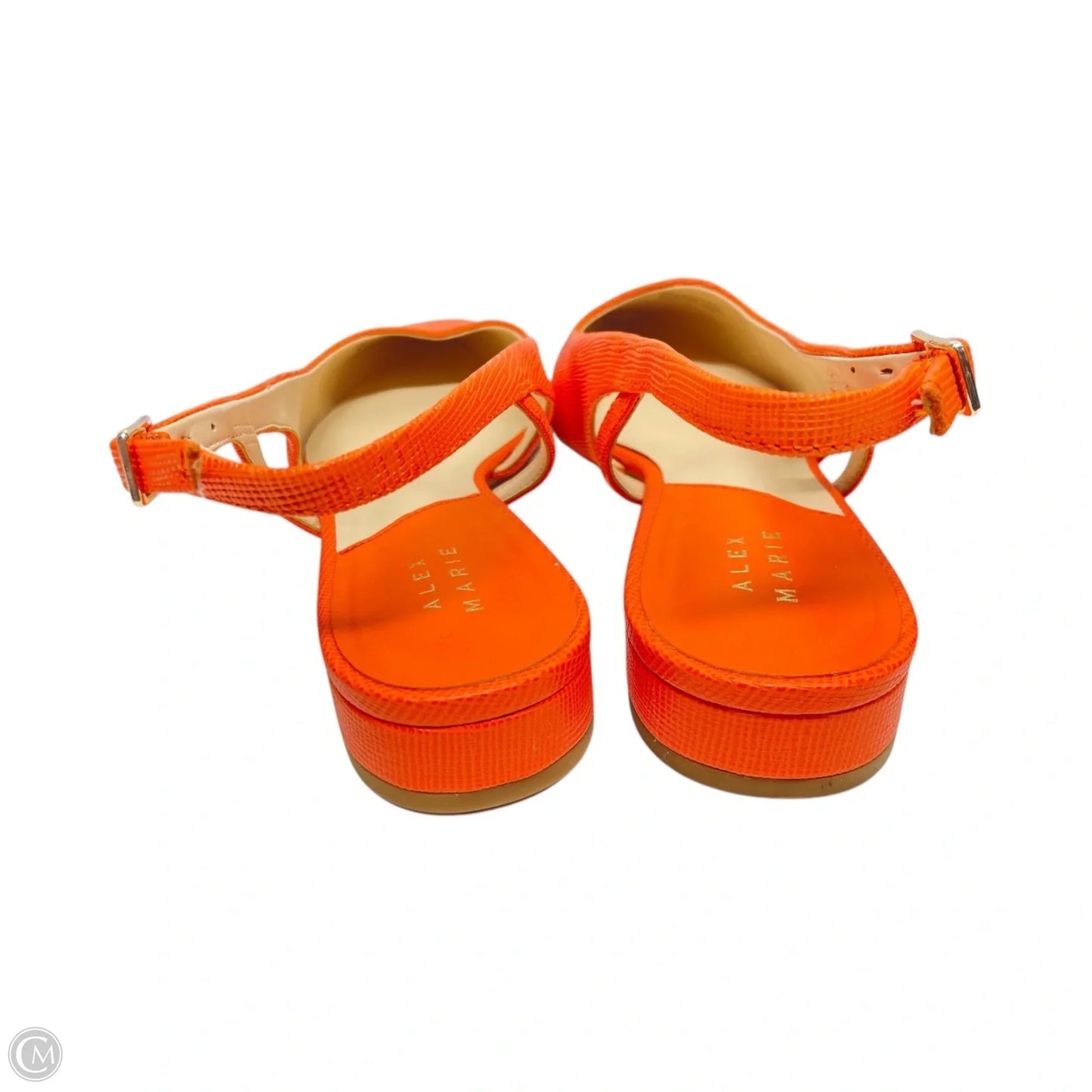 Shoes Flats By Alex Marie In Orange, Size: 9