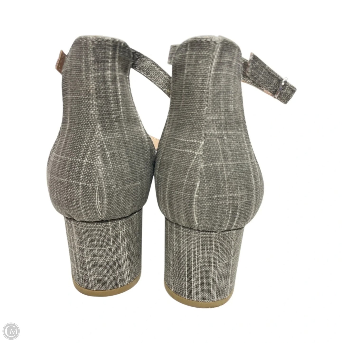 Shoes Heels Block By Maurices In Grey, Size: 8.5