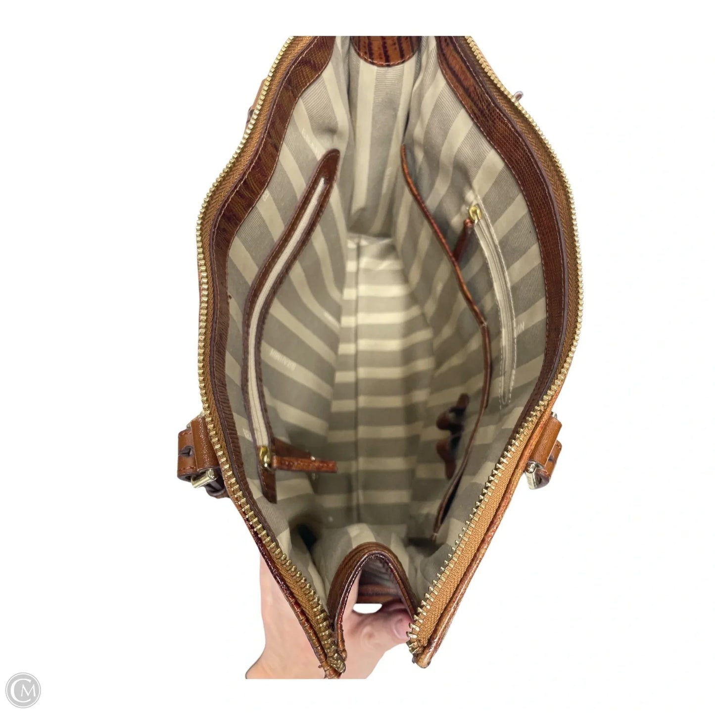 Tote Designer By Brahmin, Size: Small