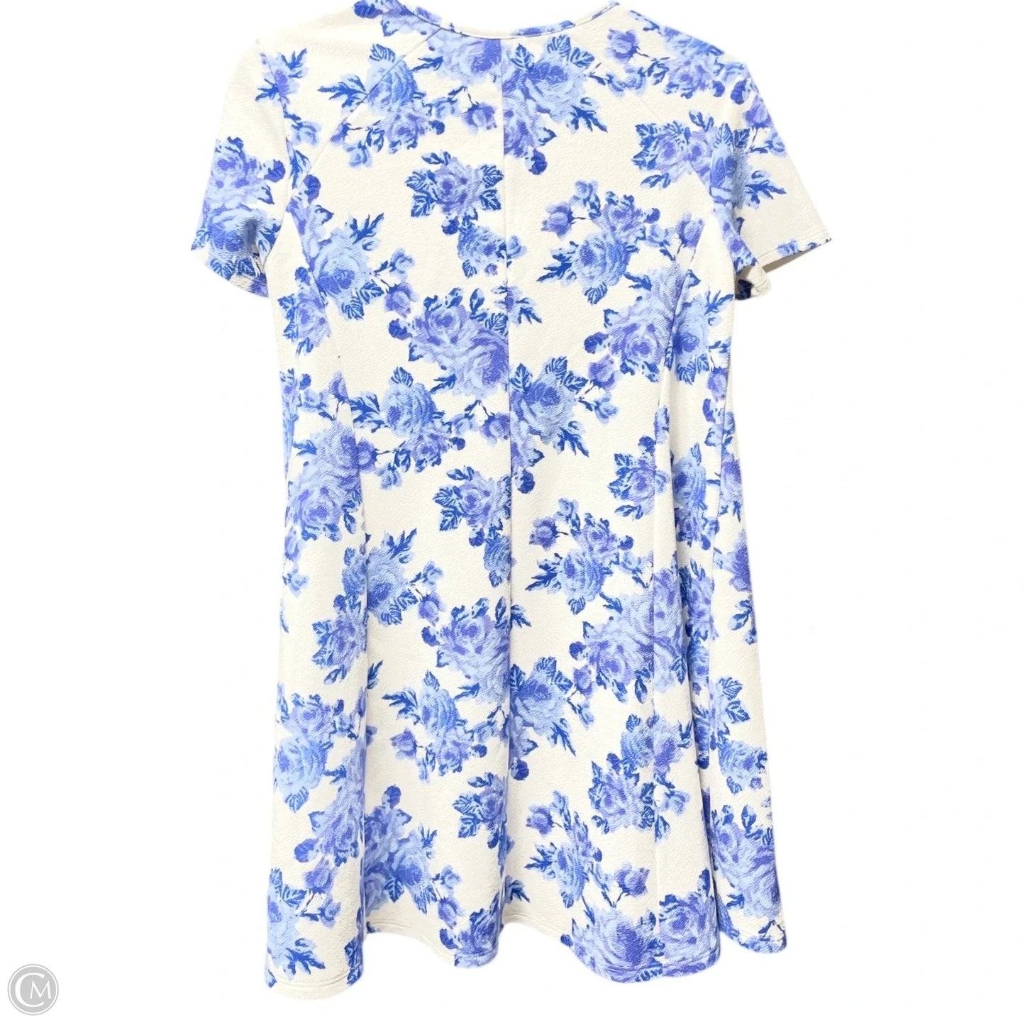 Dress Casual Short By Mumu In Blue & White, Size: S