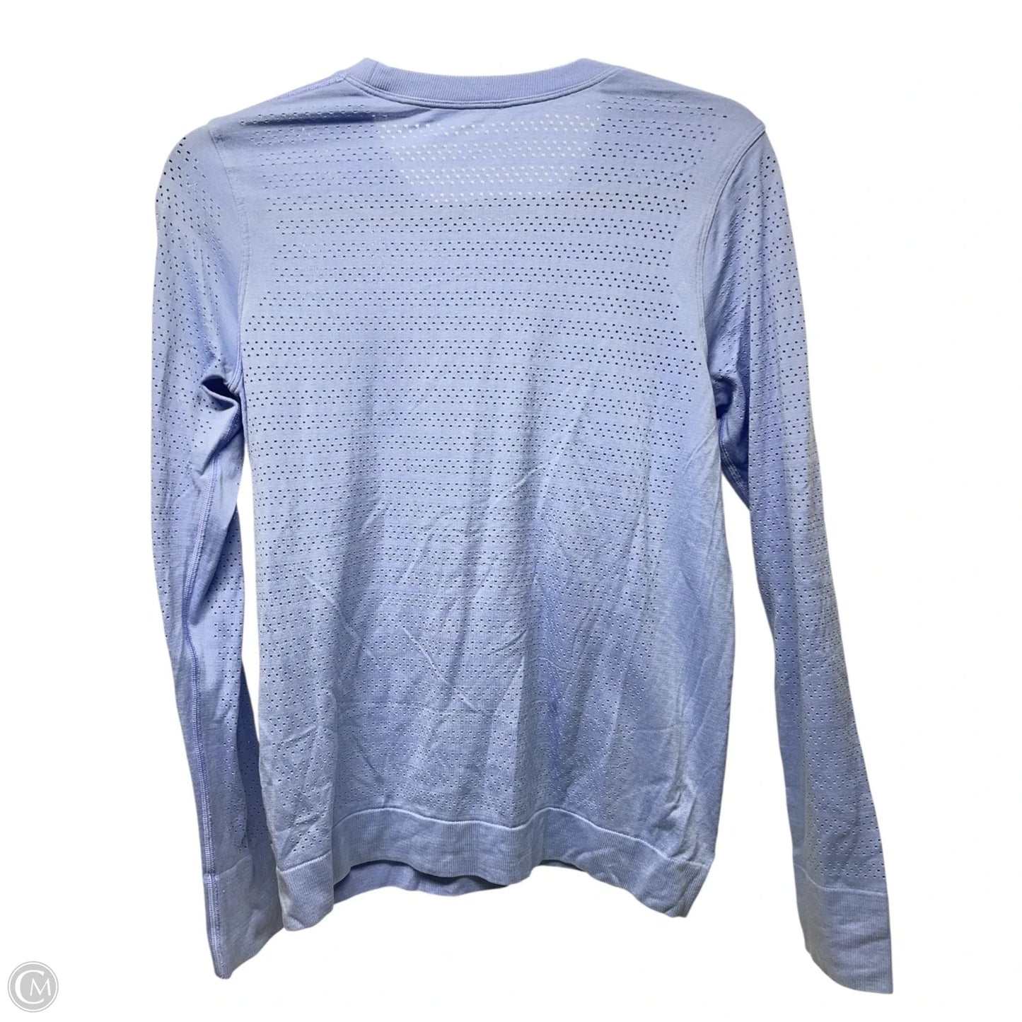 Athletic Top Long Sleeve Crewneck By Lululemon In Blue, Size: Xs