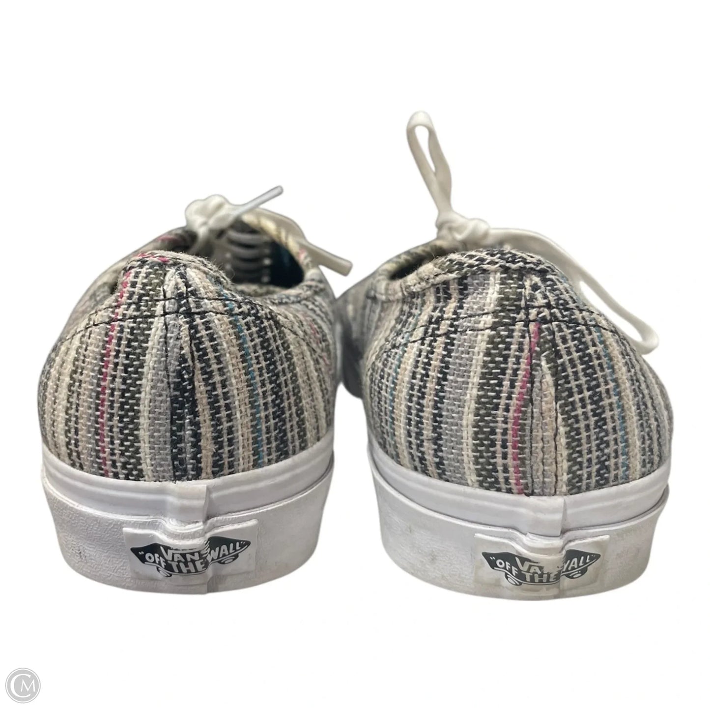 Shoes Sneakers By Vans In Black & White, Size: 7.5