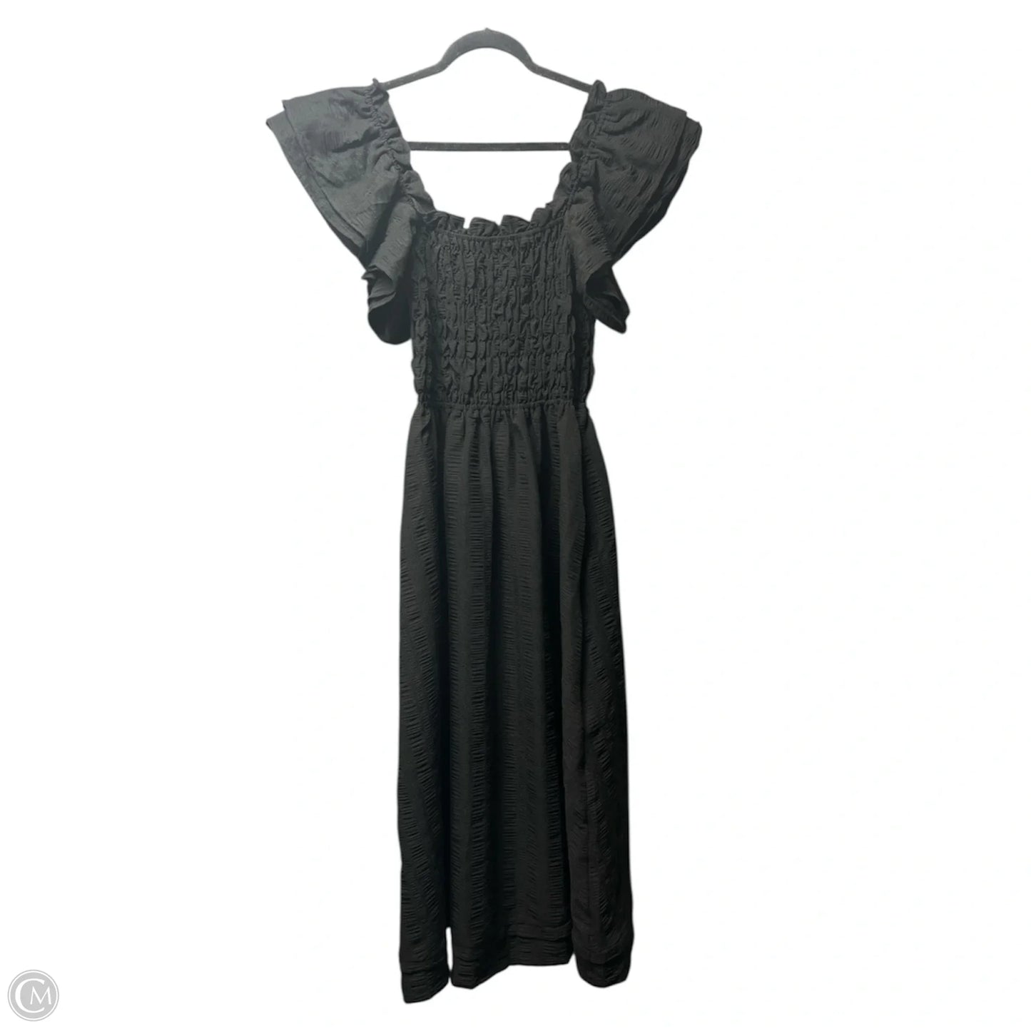 Dress Casual Midi By Miou Muse In Black, Size: S