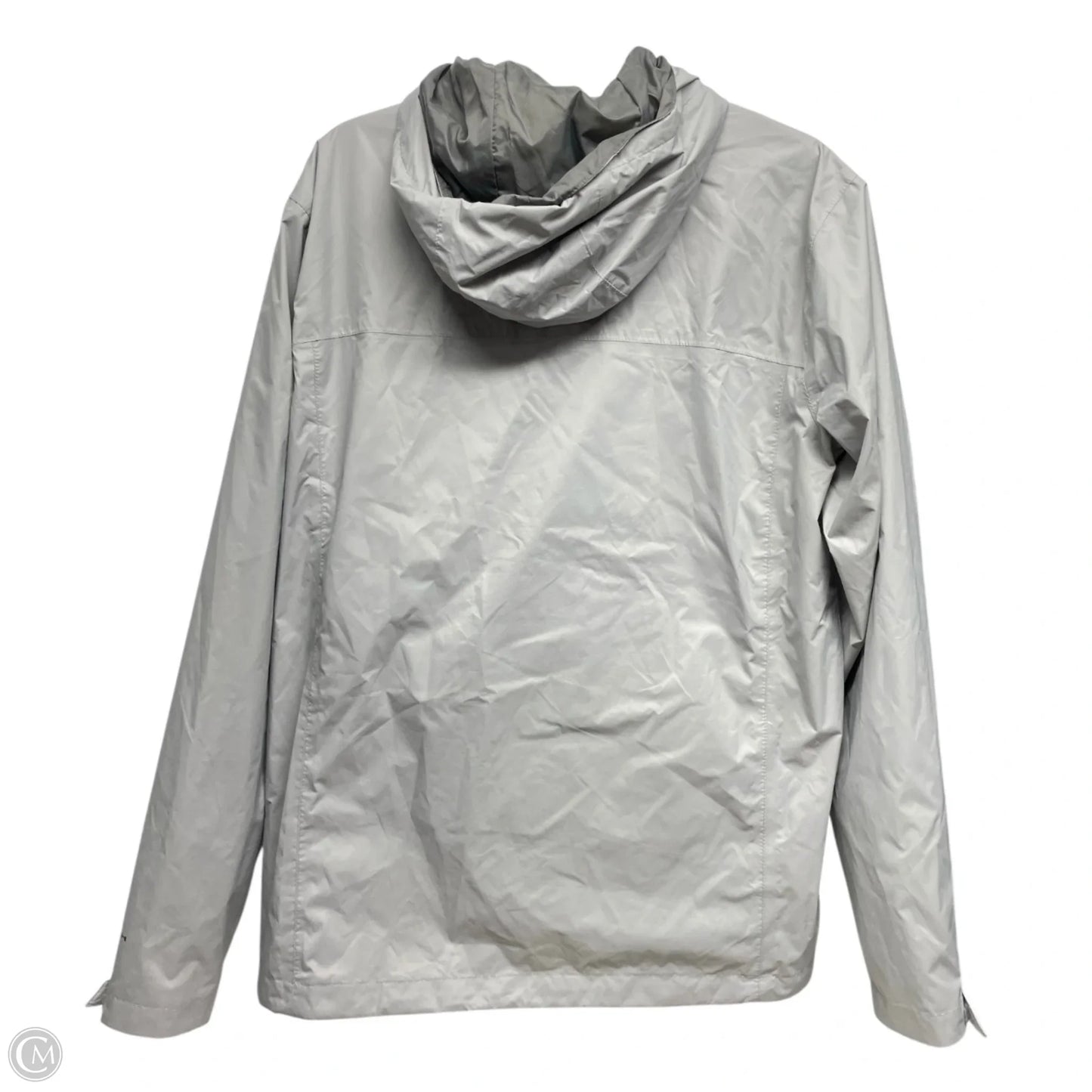 Jacket Windbreaker By Columbia In Grey, Size: M