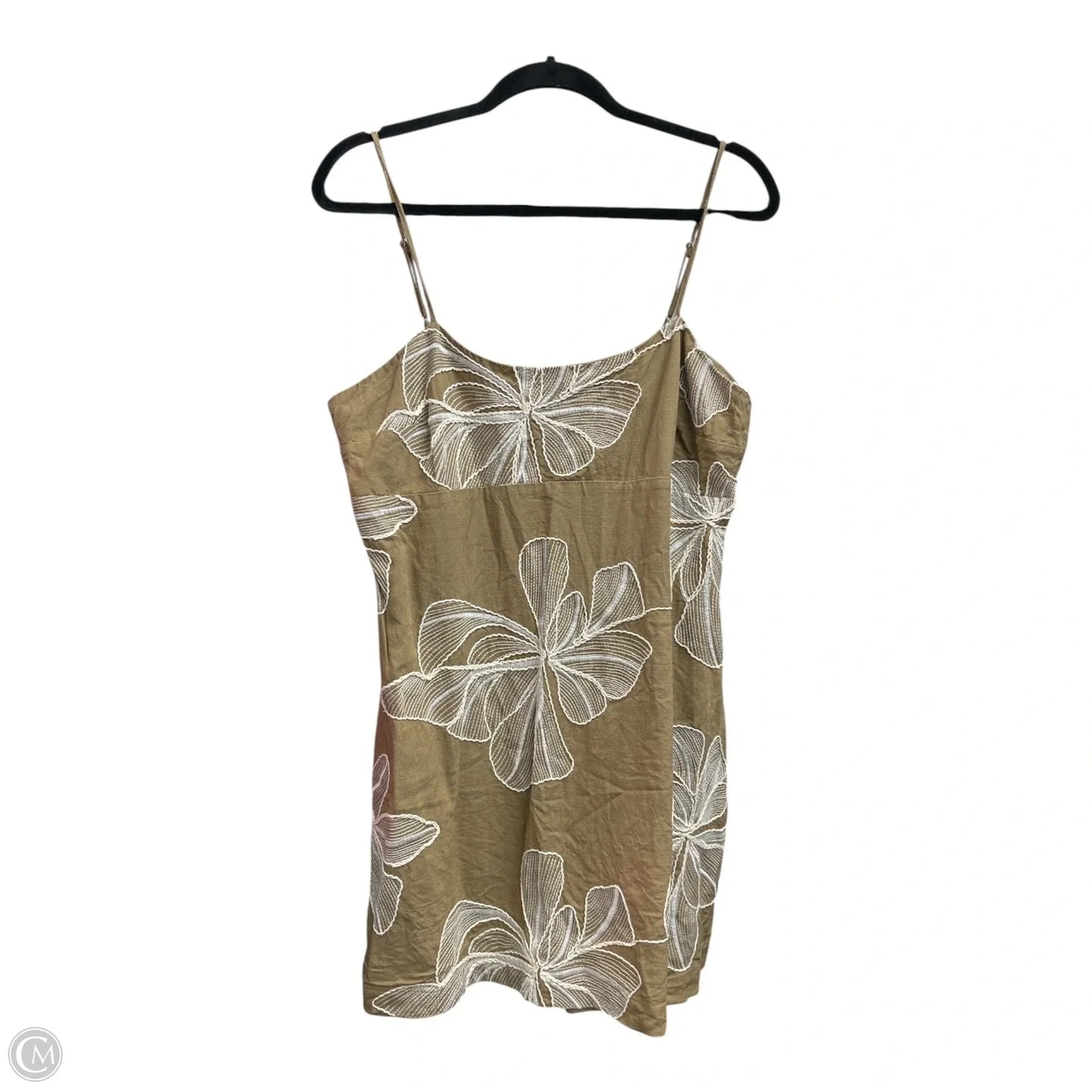 Dress Casual Short By Banana Republic In Brown & White, Size: 12