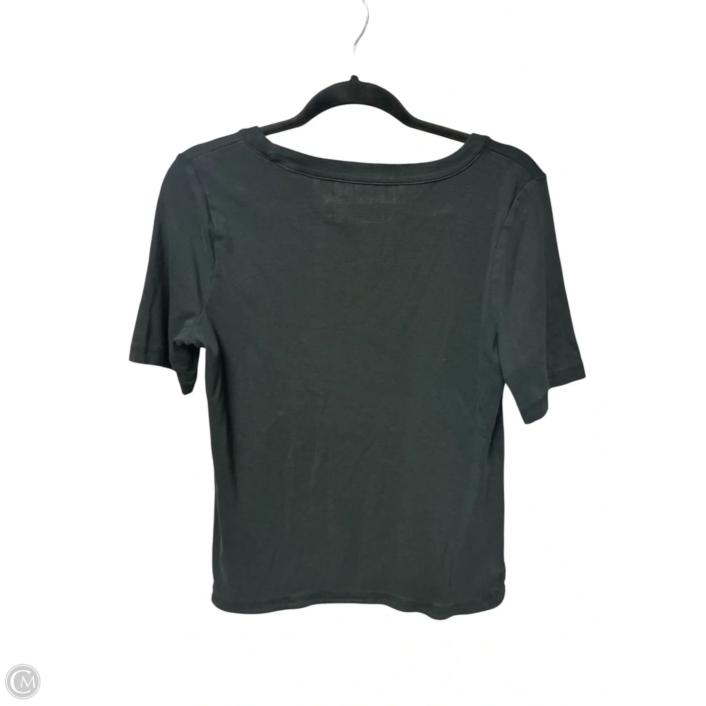 Top Short Sleeve Basic By Talbots In Black, Size: Lp