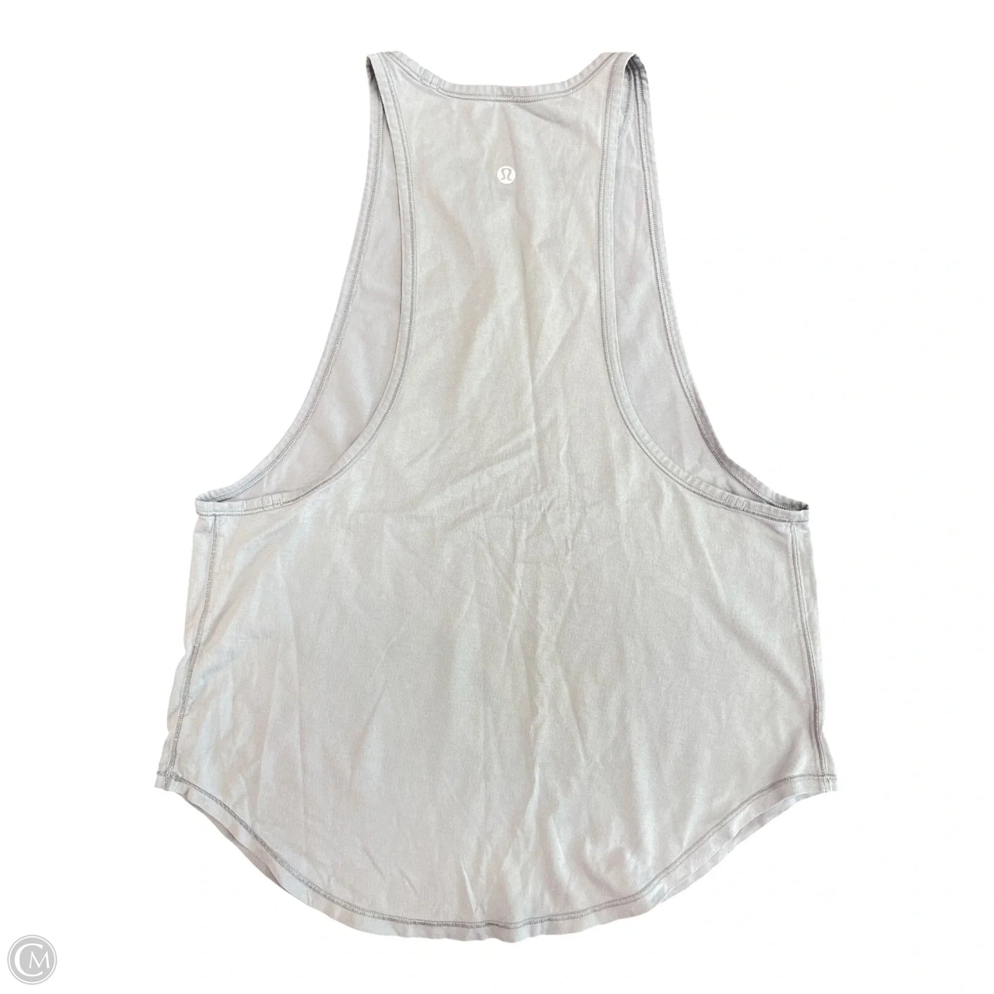Athletic Tank Top By Lululemon In Grey, Size: S