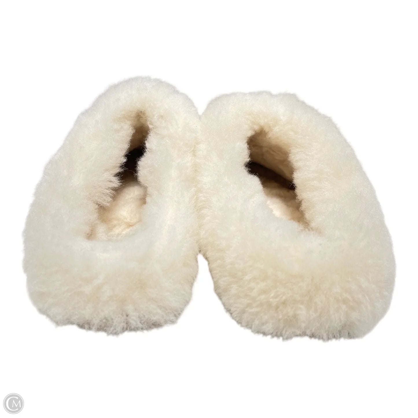Slippers Designer By Ugg In Tan, Size: 9.5