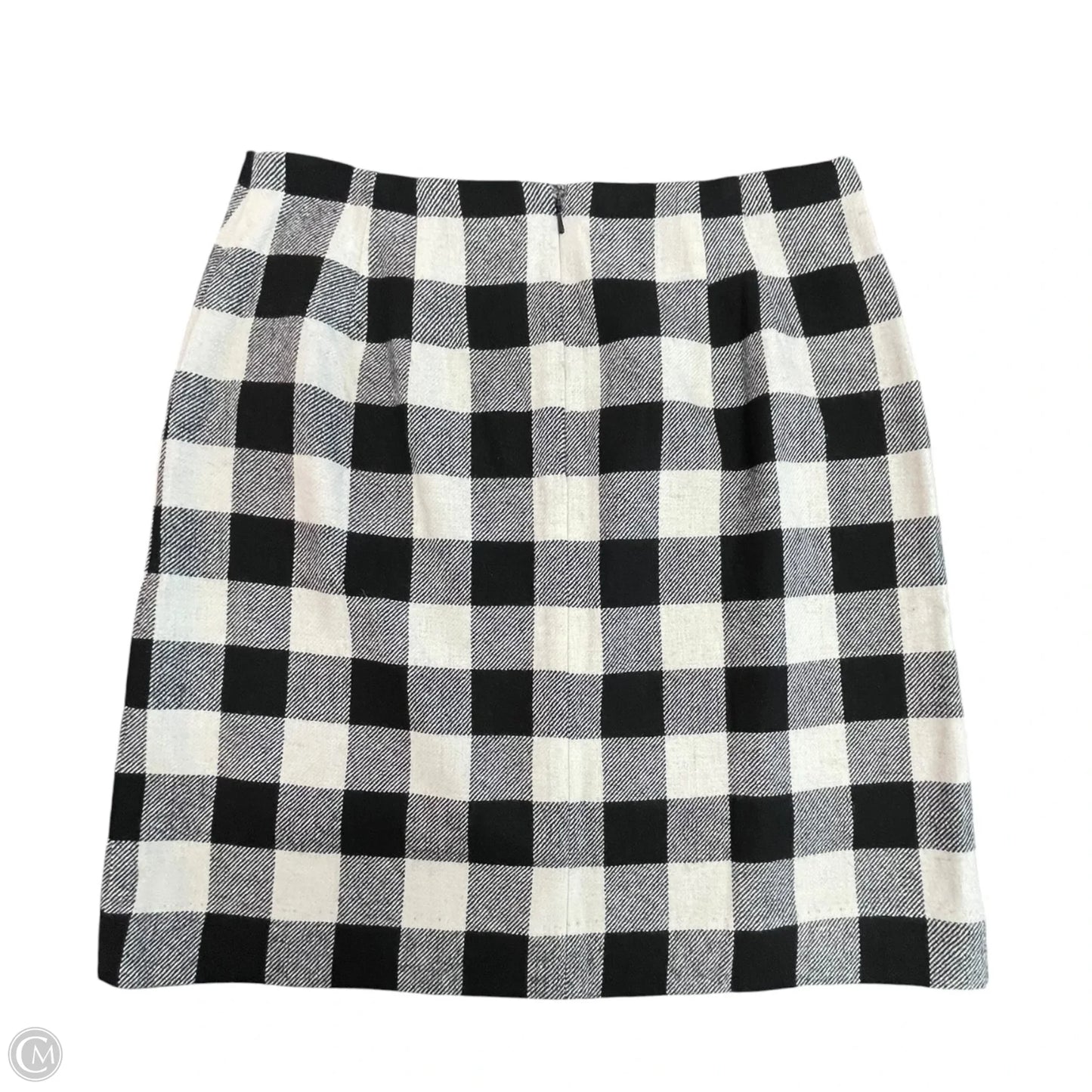 Skirt Midi By Talbots In Black & White, Size: 8