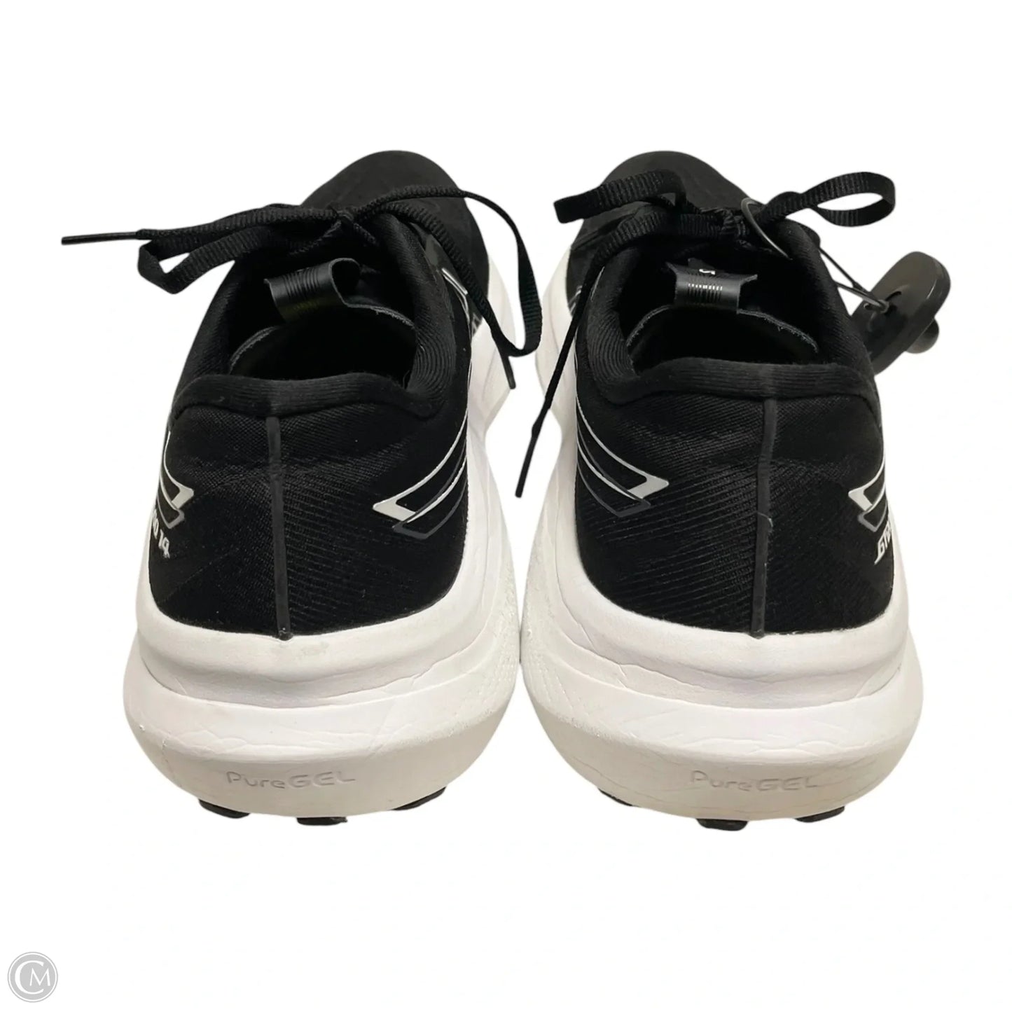 Shoes Athletic By Asics In Black & White, Size: 10