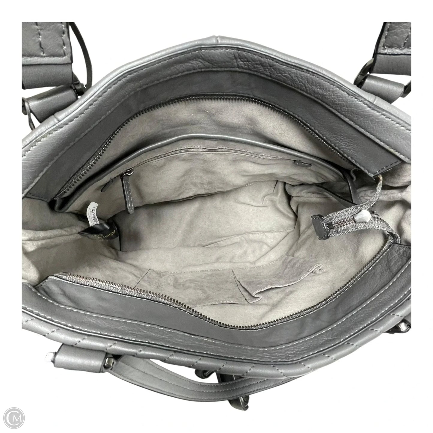 Handbag Leather By Vince Camuto, Size: Large