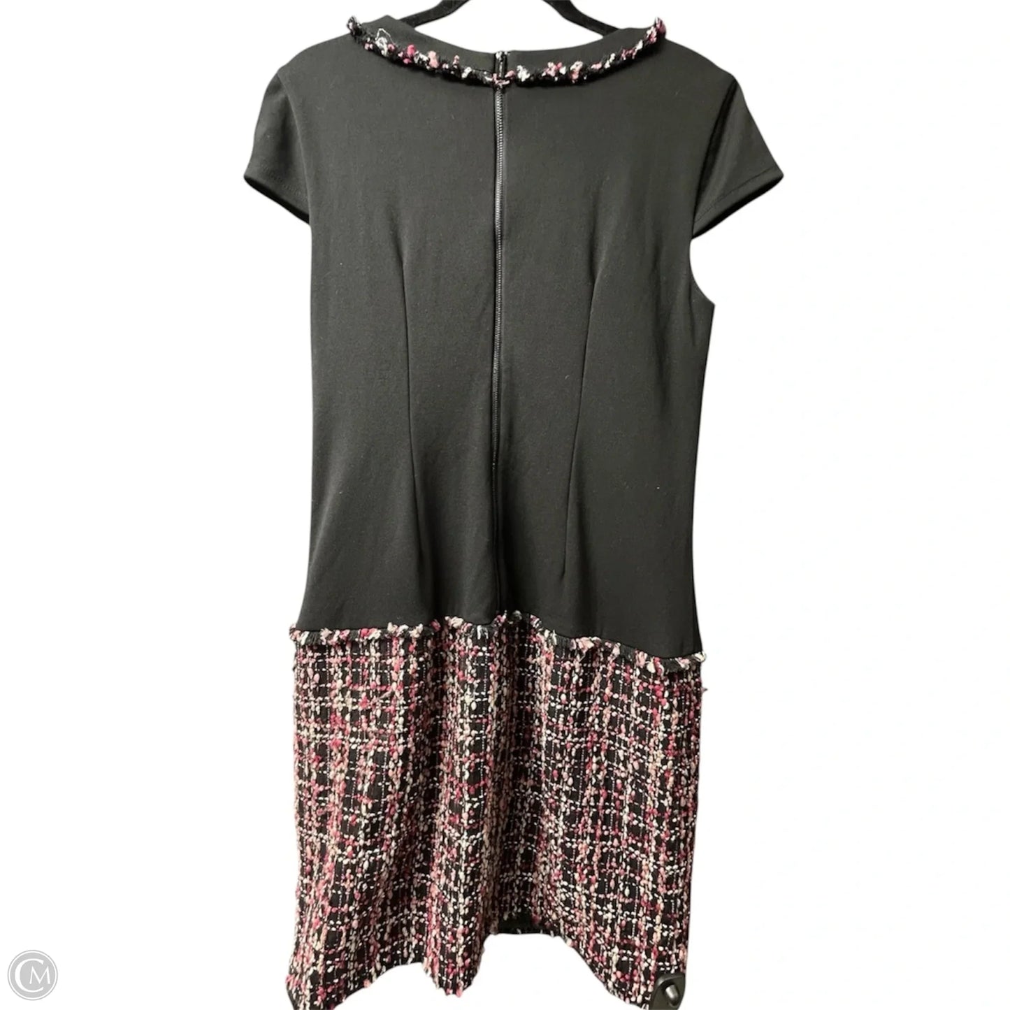 Dress Designer By Karl Lagerfeld In Black & Pink, Size: 8