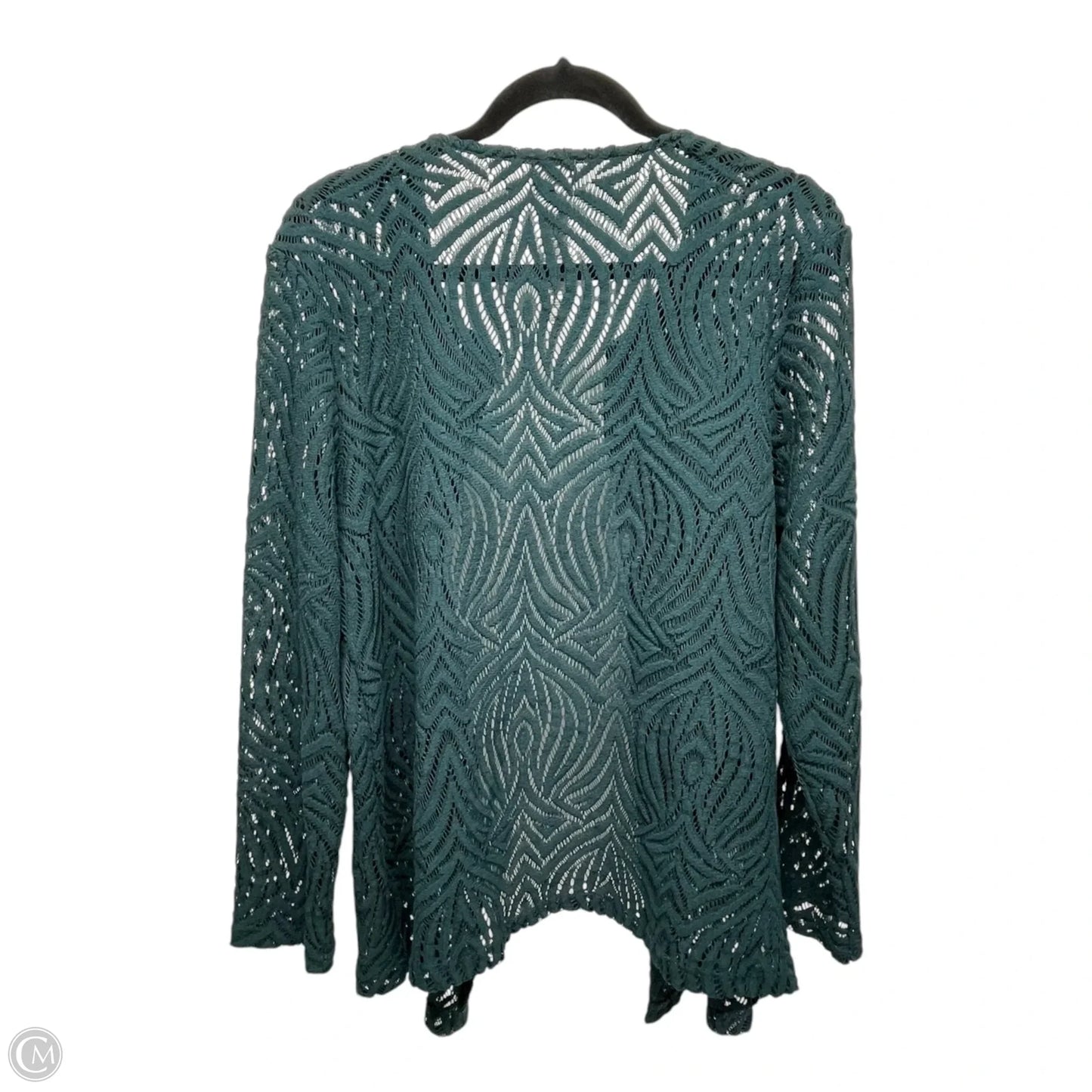 Cardigan By Chicos In Green, Size: L