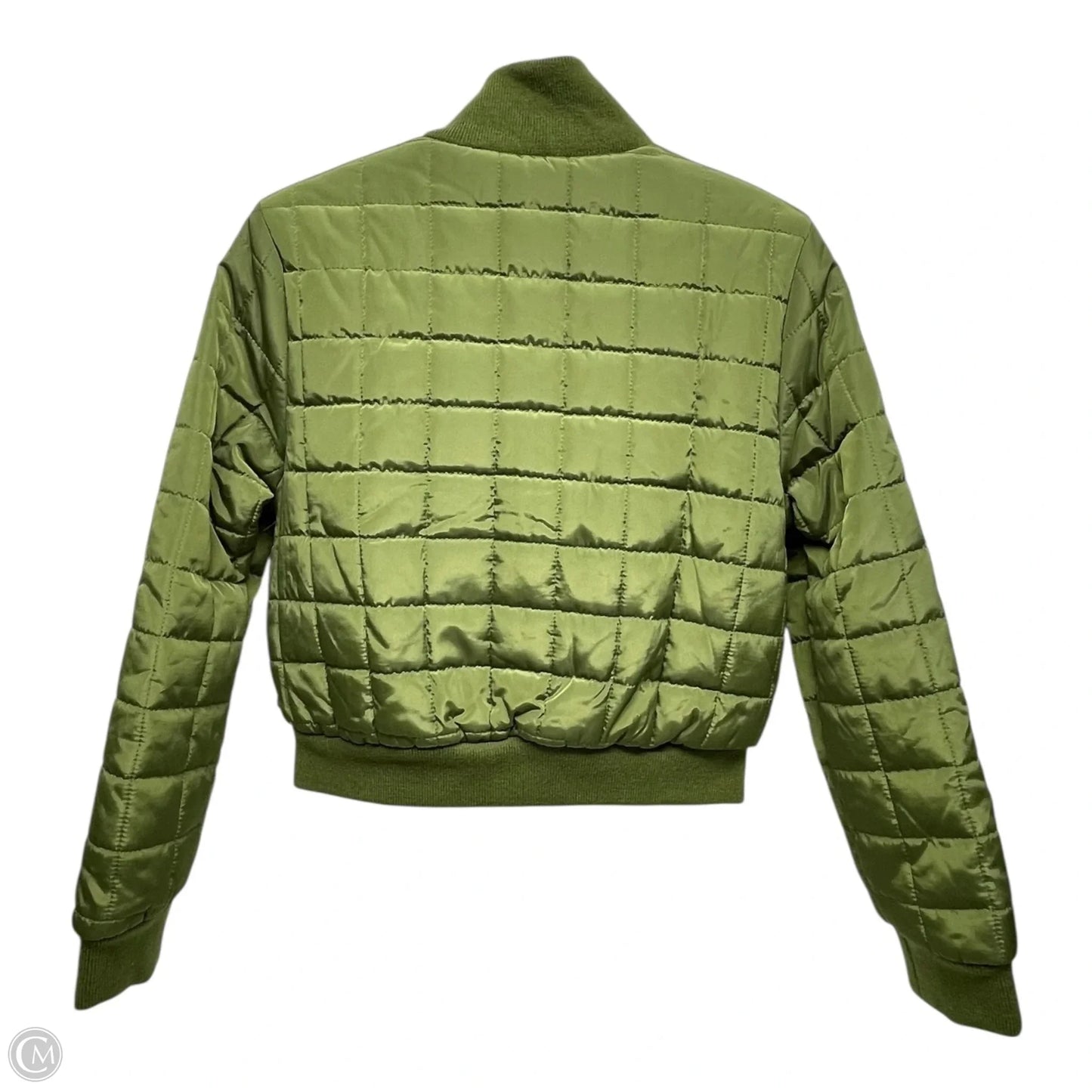 Jacket Puffer & Quilted By Nicole By Nicole Miller In Green, Size: Mp