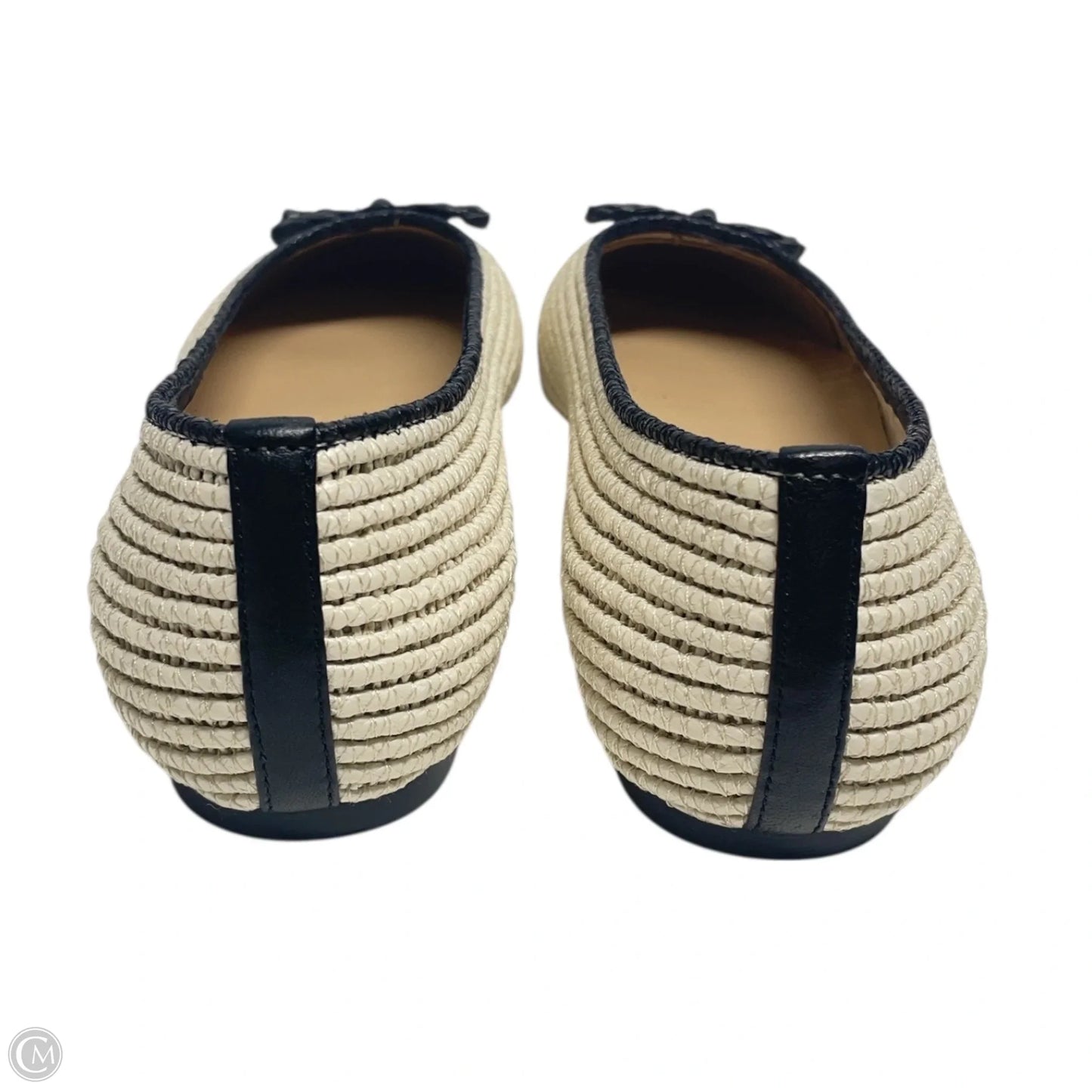 Shoes Flats By Ann Taylor In Black & Cream, Size: 7