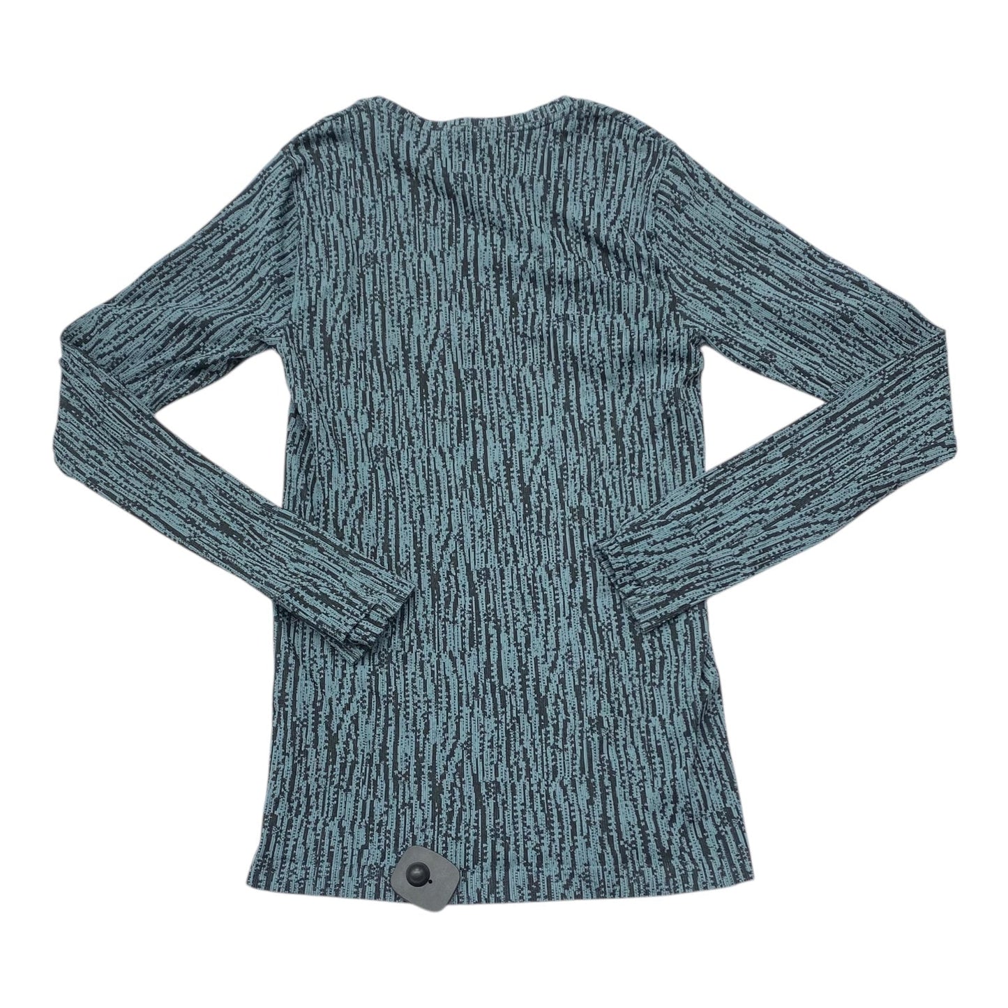 Athletic Top Ls Crewneck By Athleta In Black & Blue, Size:S