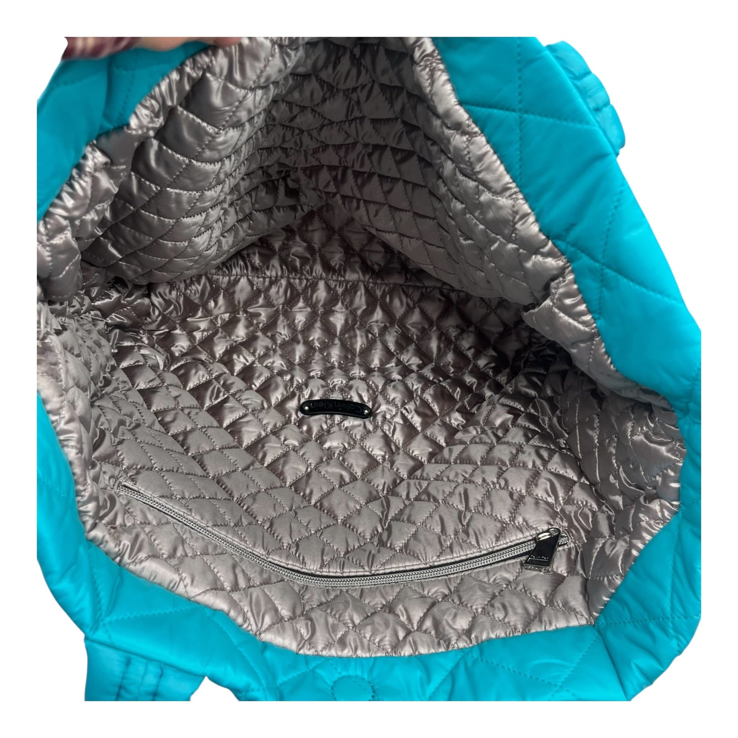 Tote By Calvin Klein In Blue, Size:Medium