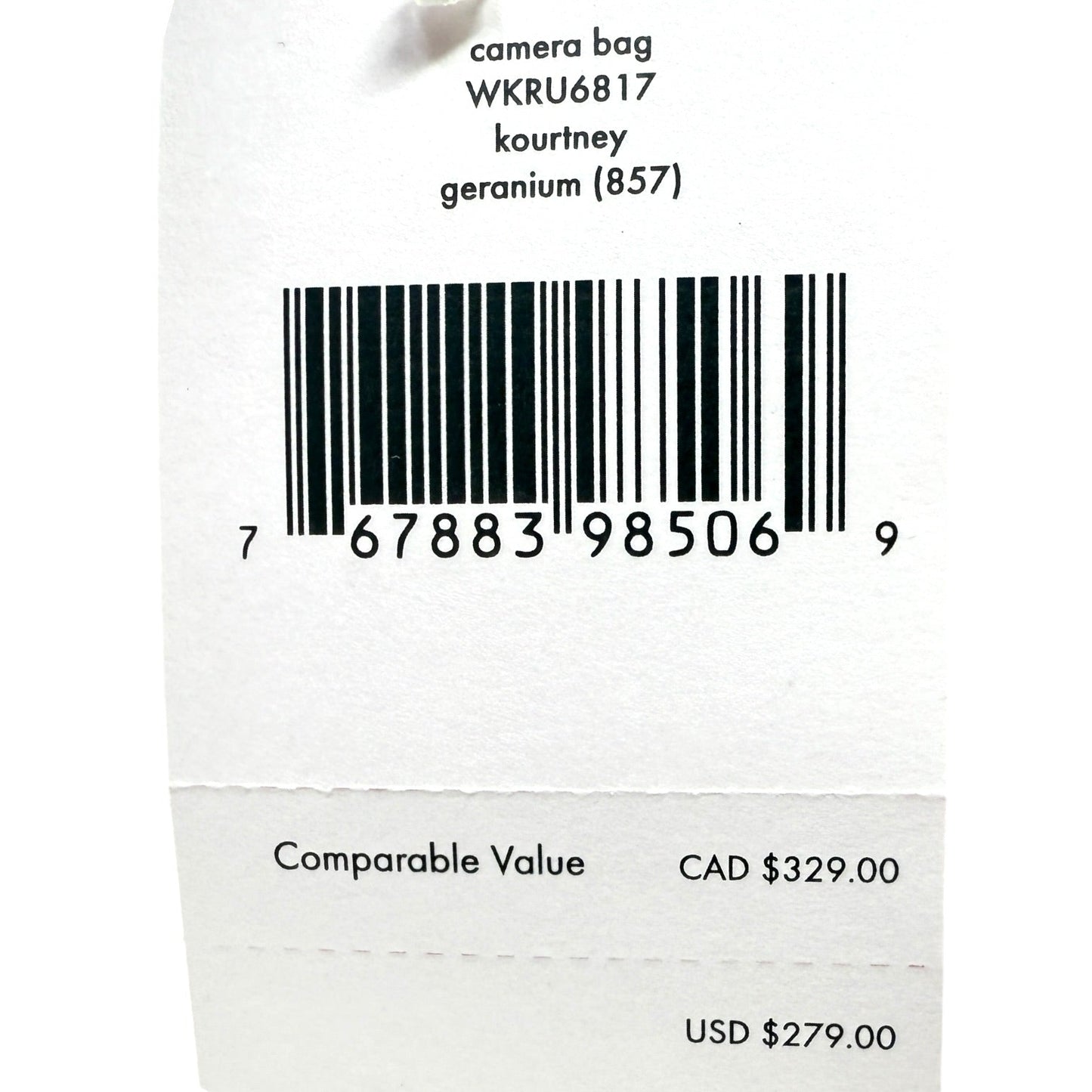 Kourtney Camera Bag In Geranium Designer By Kate Spade, Size: Small