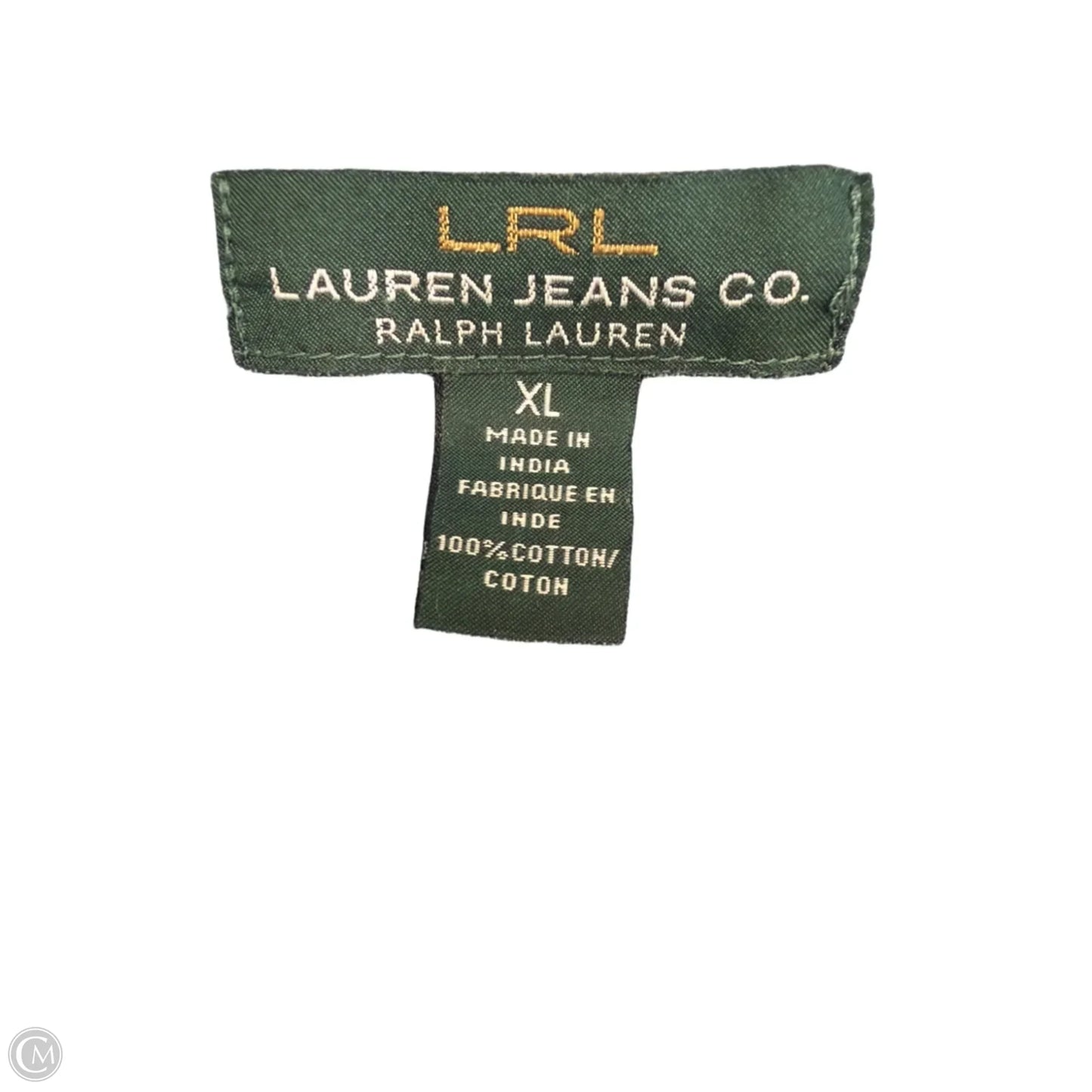 Top Long Sleeve By Ralph Lauren Co In Blue, Size: Xl