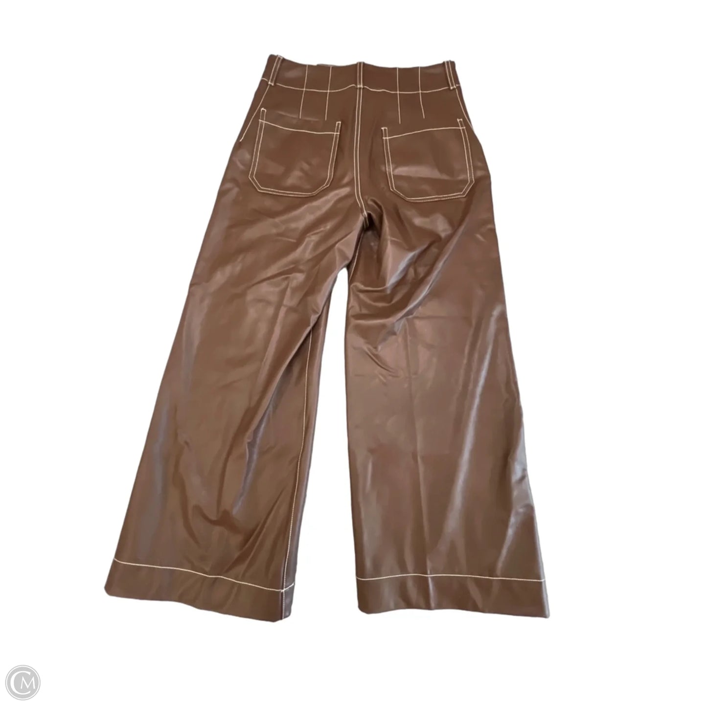 Pants Cropped By Maeve In Brown, Size: 10