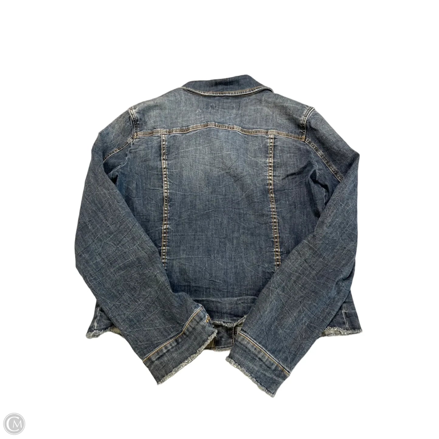 Jacket Denim By Kut In Blue Denim, Size: L
