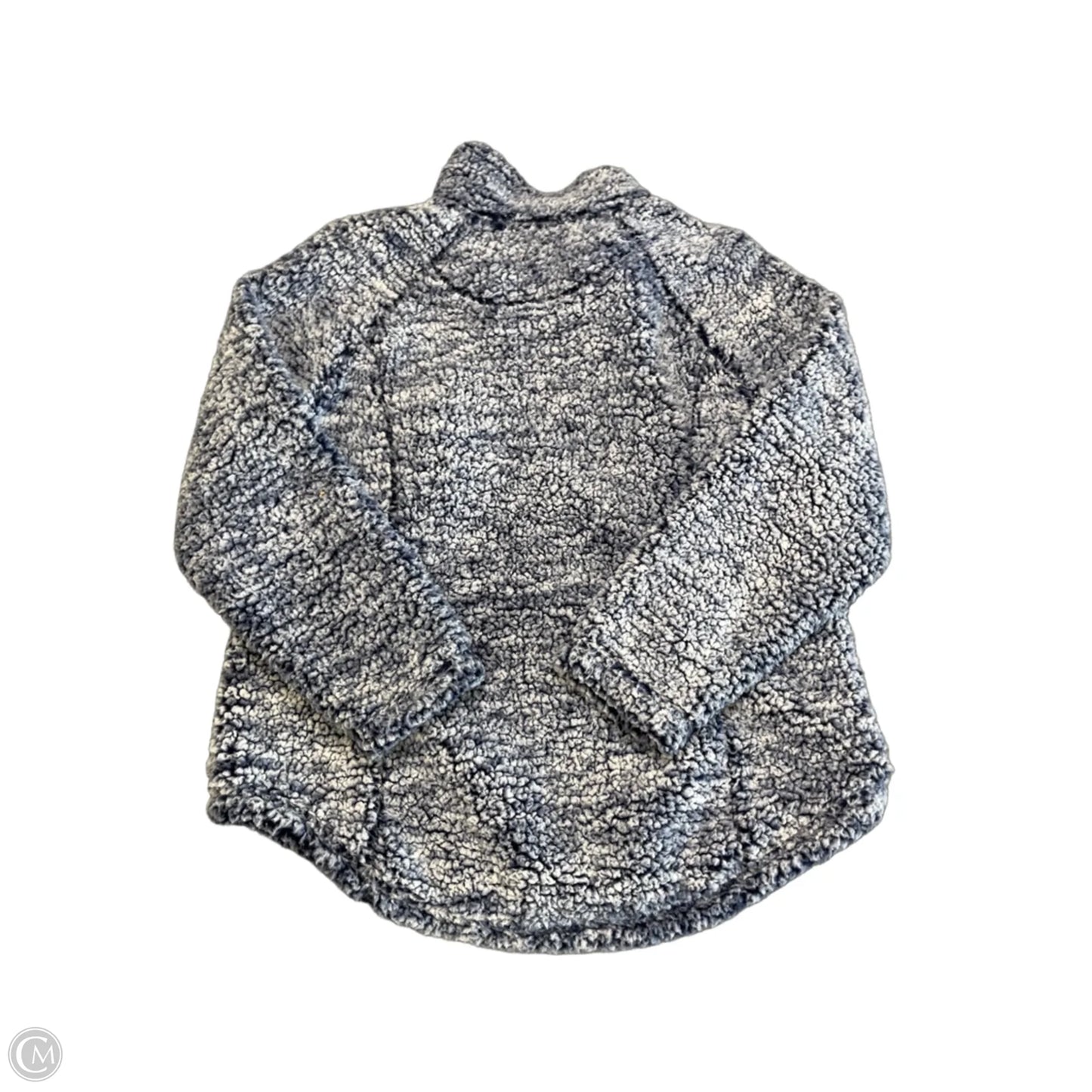 Jacket Faux Fur & Sherpa By Keren Hart In Blue, Size: L