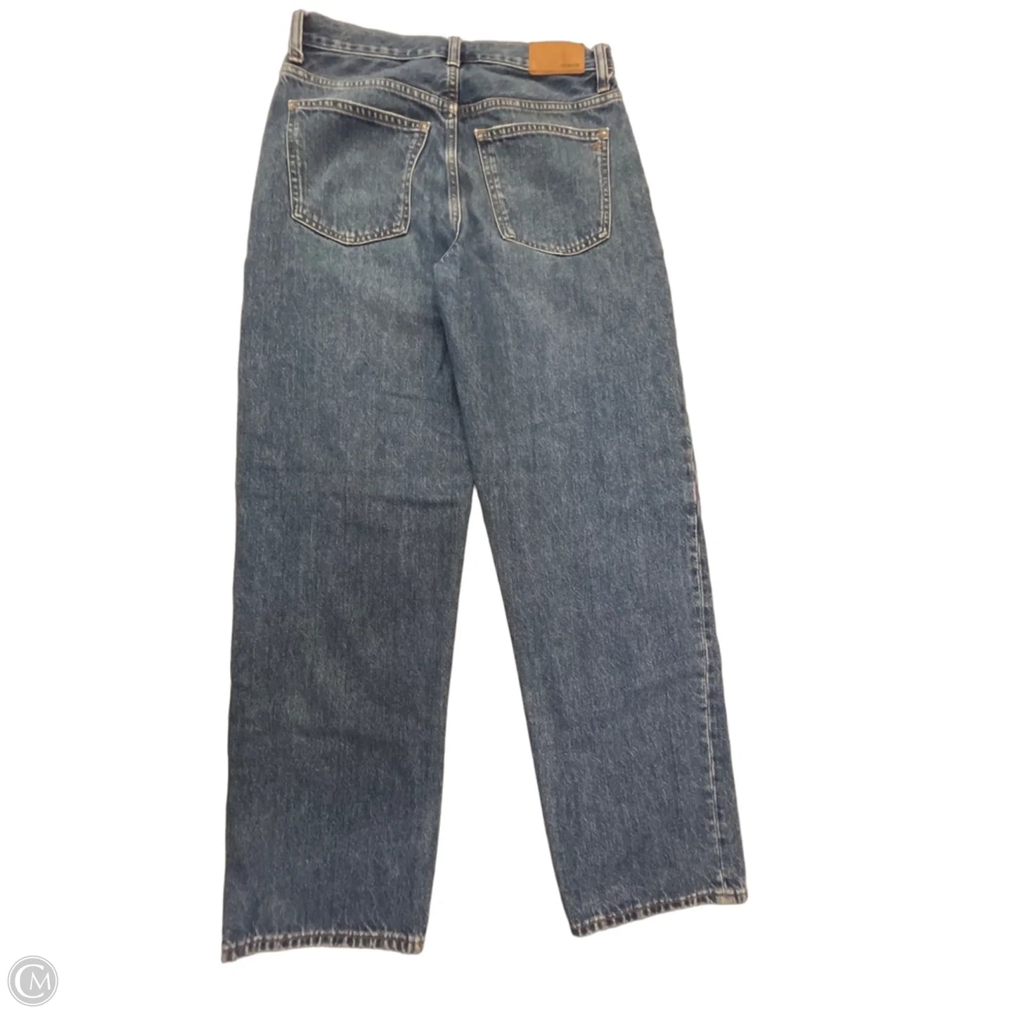 Jeans Straight By Madewell In Blue Denim, Size: 0