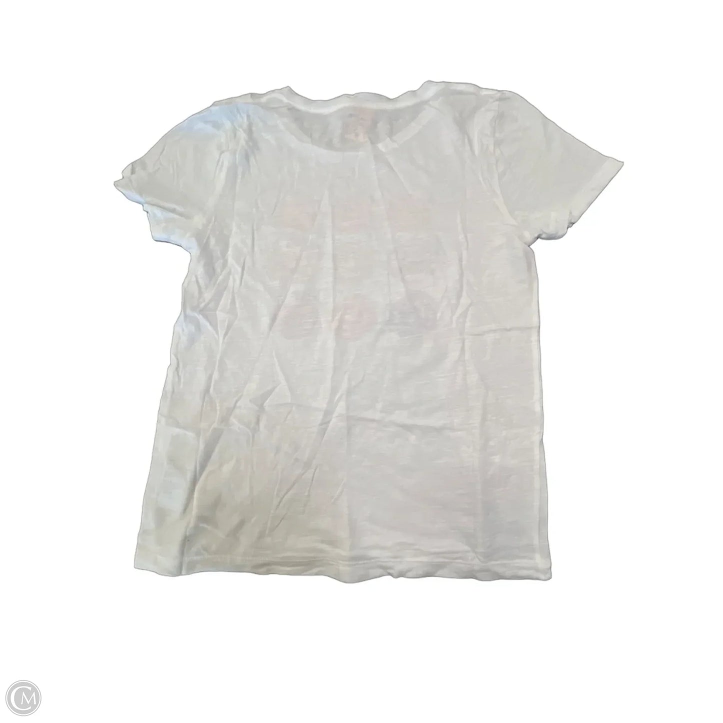 Top Short Sleeve By J. Crew In White, Size: M