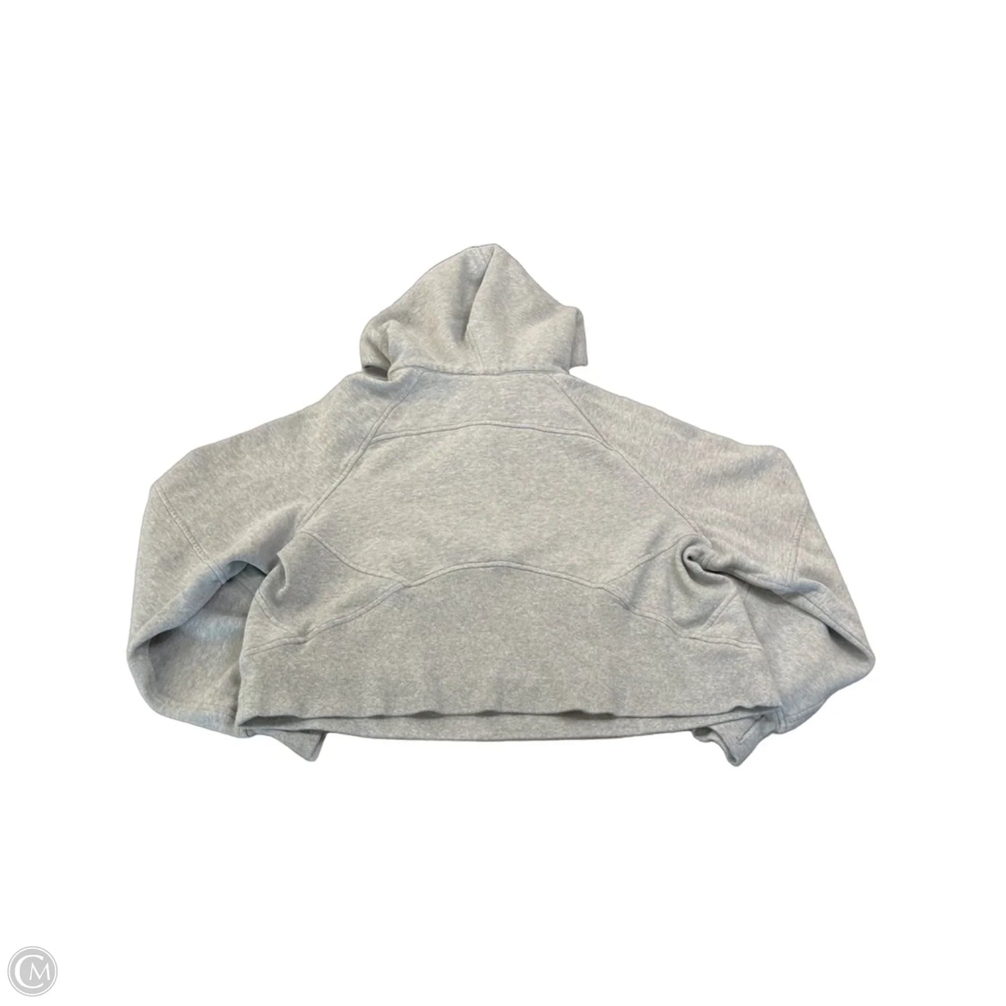 Athletic Jacket By Lululemon In Grey, Size: M