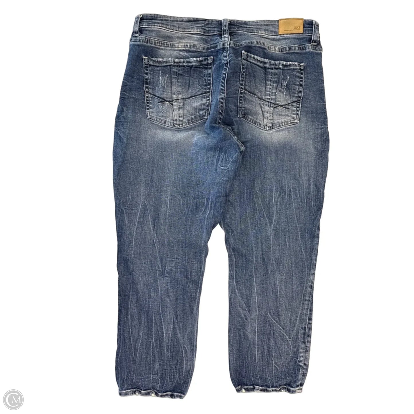 Jeans Cropped By Bke In Blue Denim, Size: 14