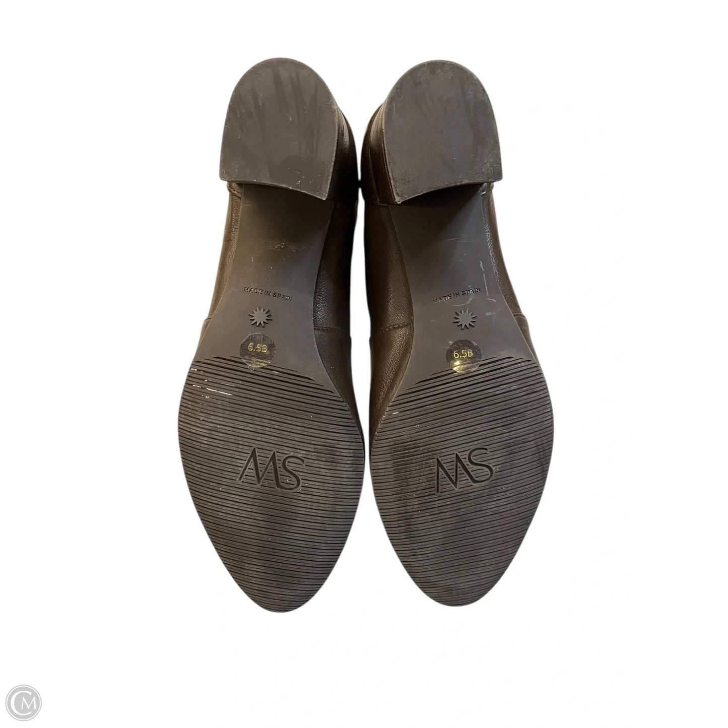 Boots Designer By Stuart Weitzman In Brown, Size: 6.5