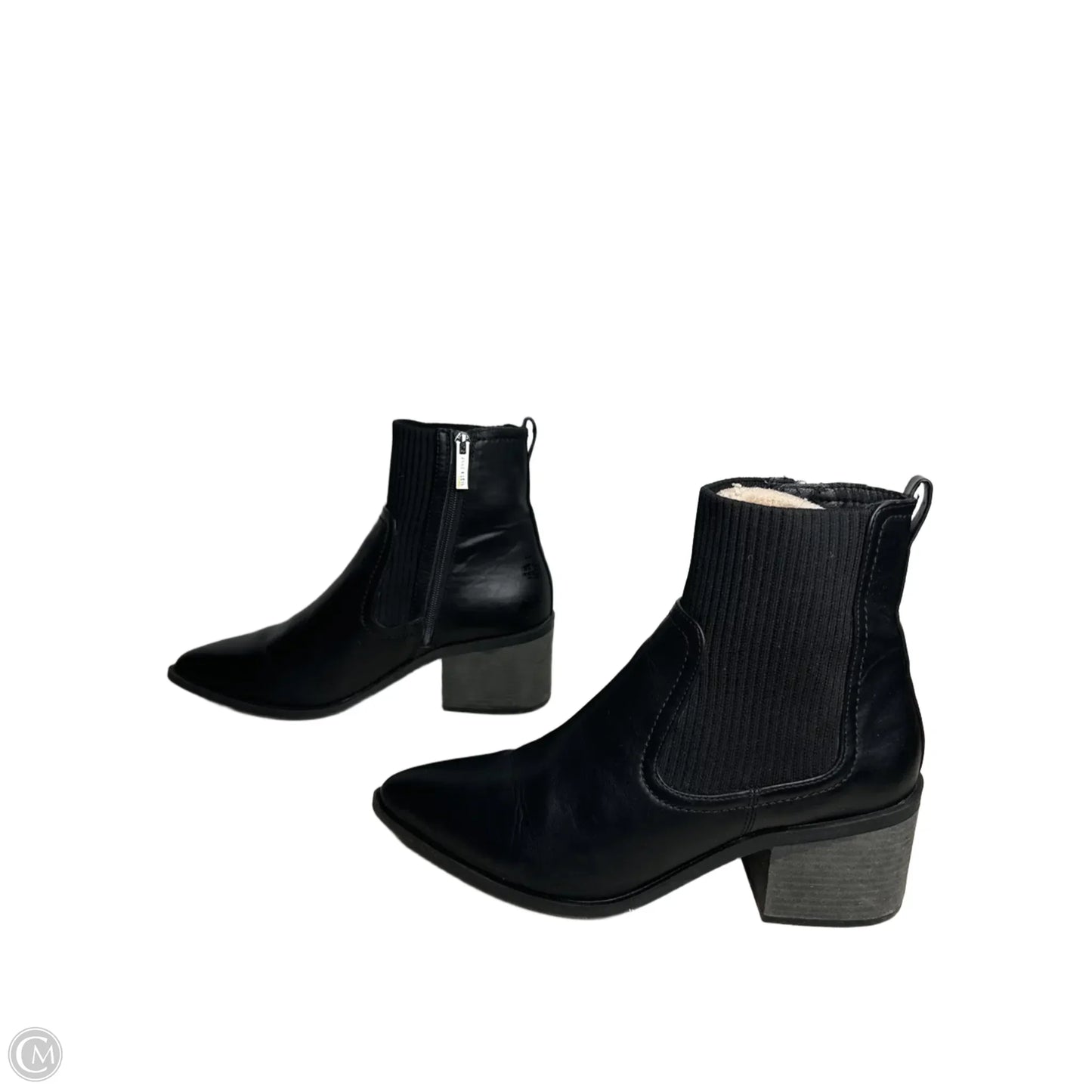 Boots Ankle Heels By Anne Klein In Black, Size: 10