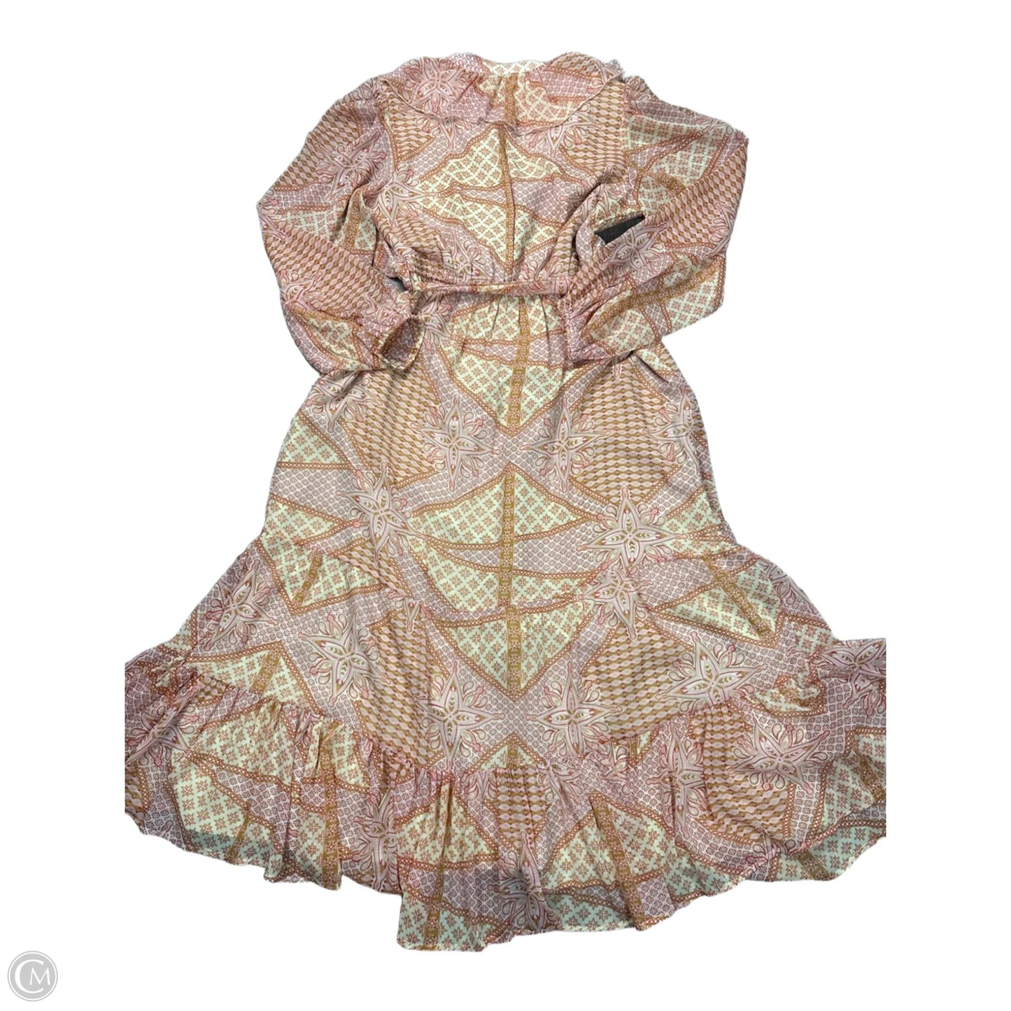 Dress Casual Maxi By River Island In Pink, Size: M