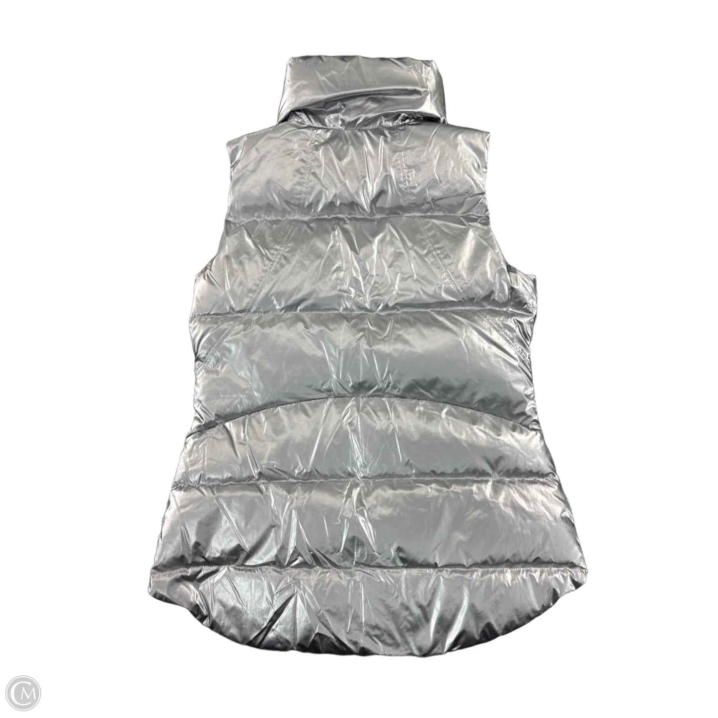 Vest Puffer & Quilted By Athleta In Silver, Size: S