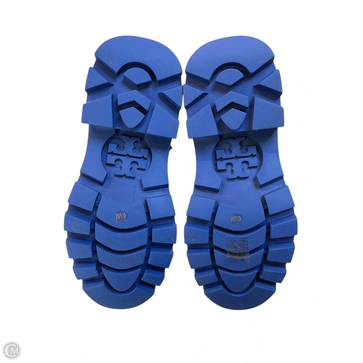 Boots Designer By Tory Burch In Blue, Size: 6.5