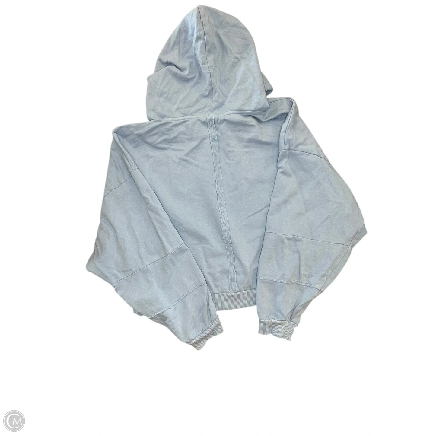 Sweatshirt Hoodie By Pilcro In Blue, Size: L