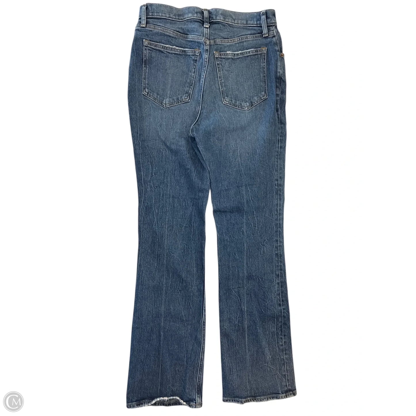 Jeans Boot Cut By Abercrombie And Fitch In Blue Denim, Size: 8