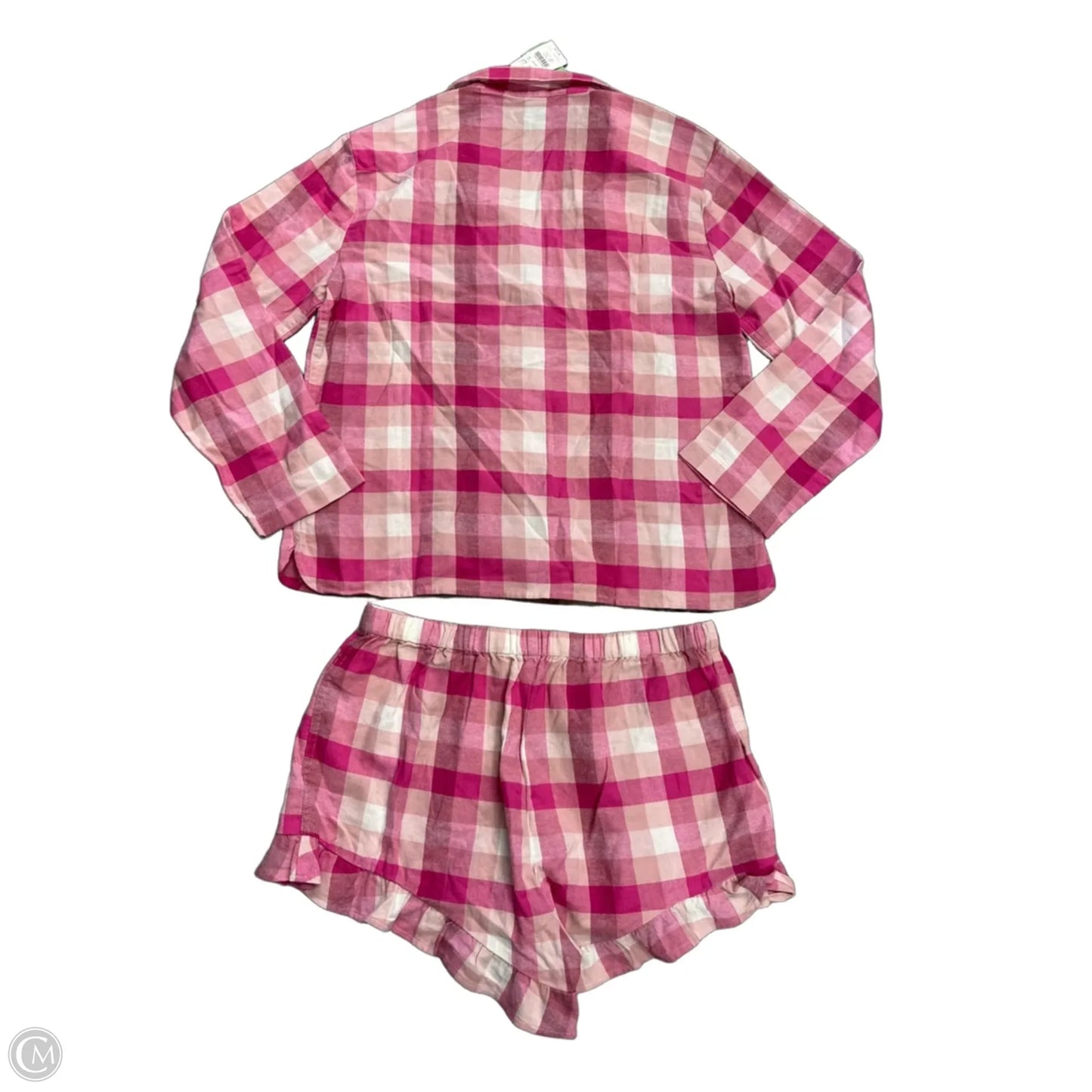 Pajamas 2pc By J. Crew In Pink & White, Size: M