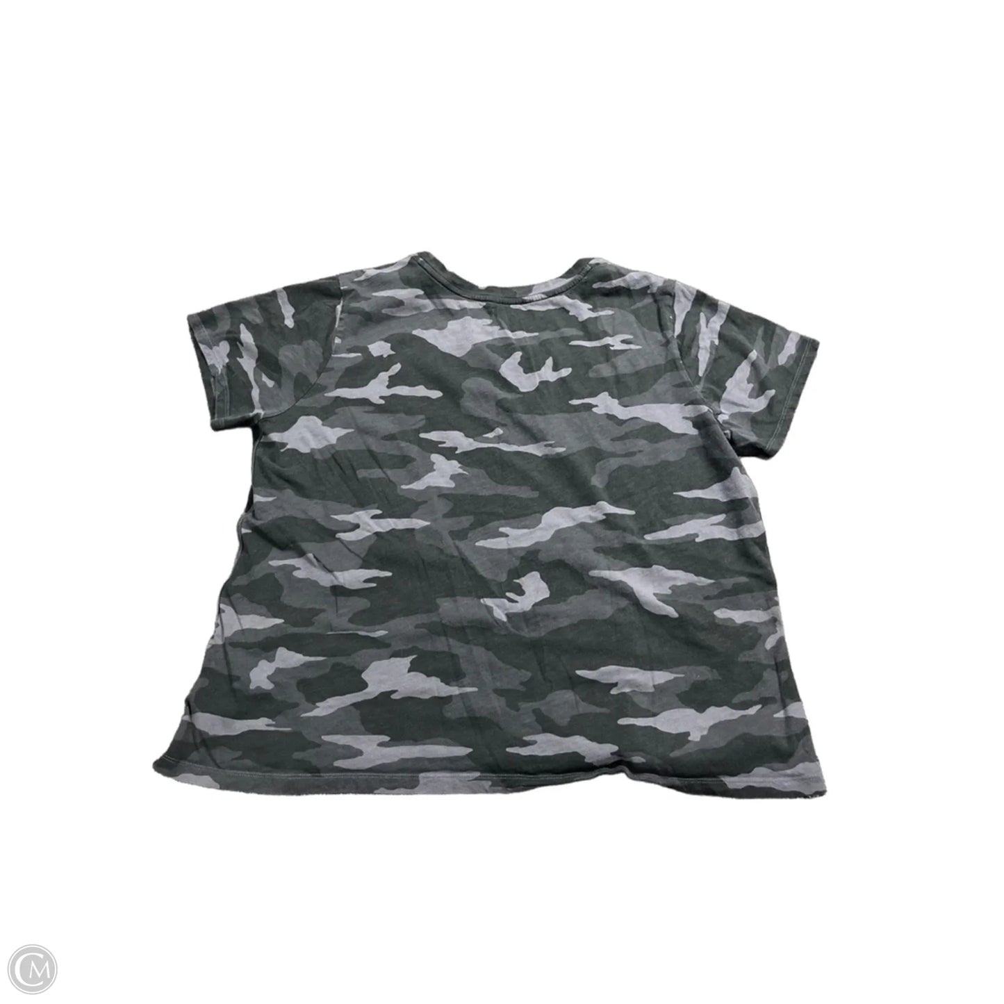 Top Short Sleeve By Athleta In Camouflage Print, Size: 2x