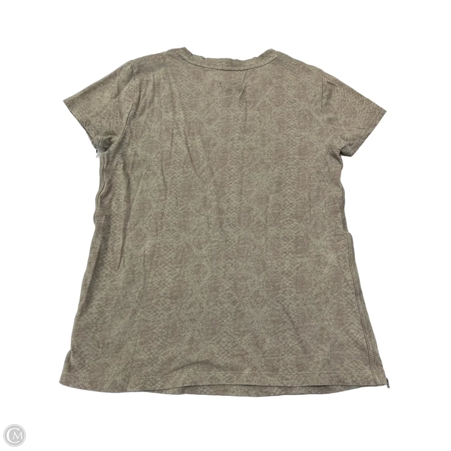 Top Short Sleeve By Athleta In Green, Size: S