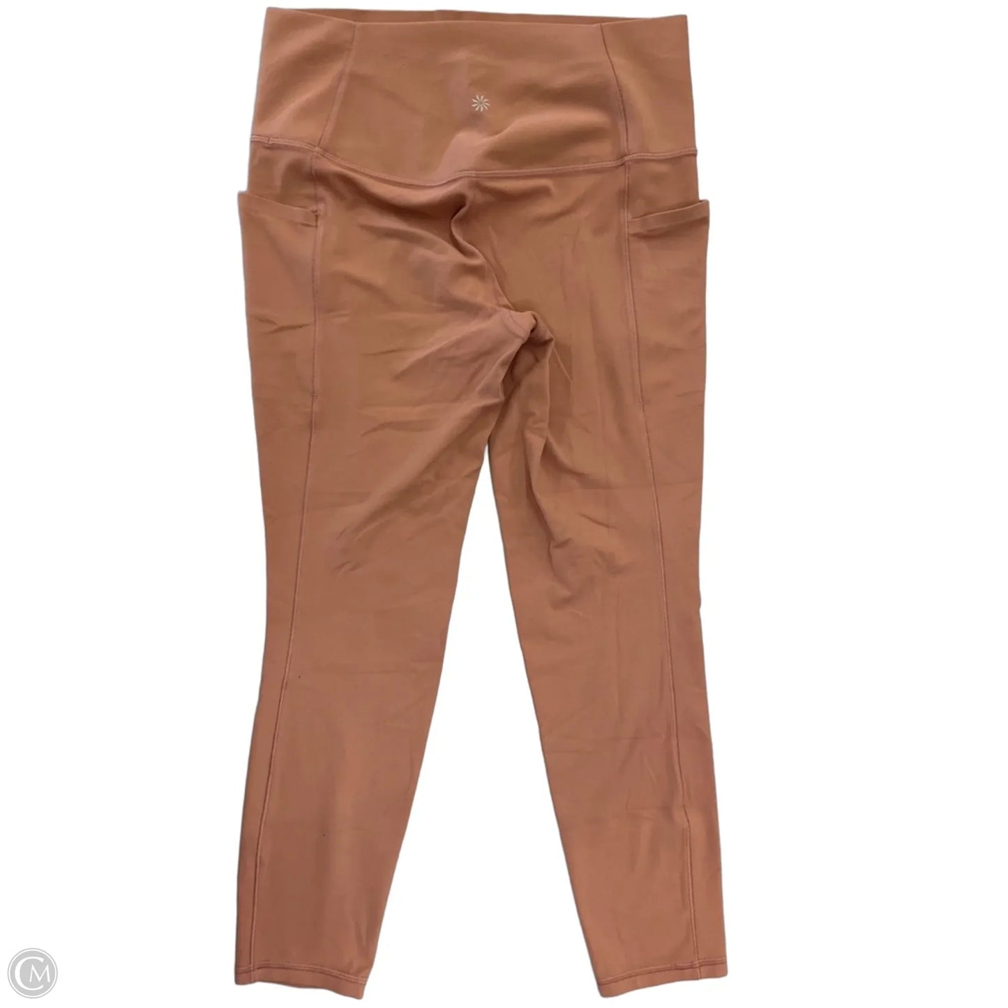 Athletic Leggings By Athleta In Pink, Size: M