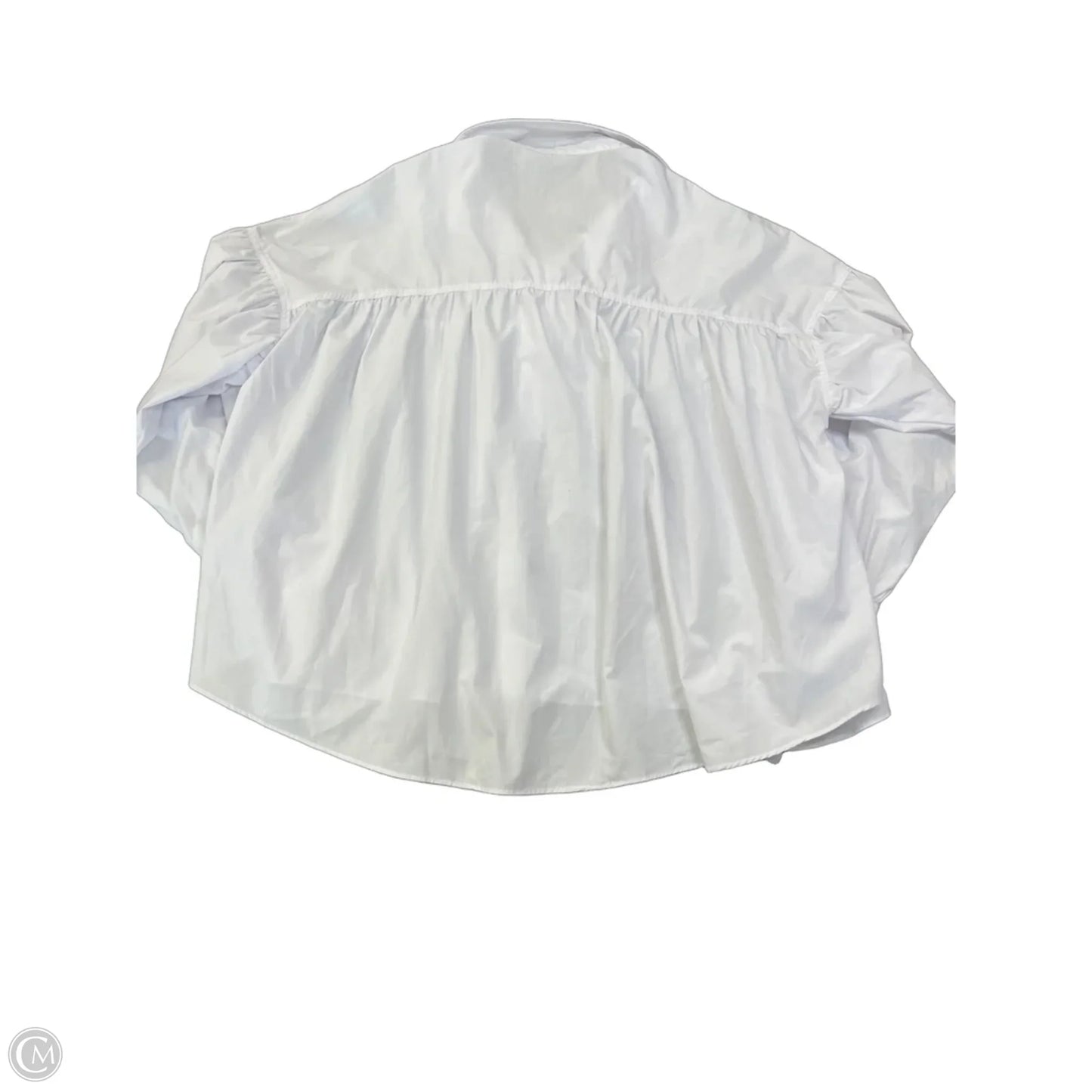 Blouse Long Sleeve By Clothes Mentor In White, Size: Xs