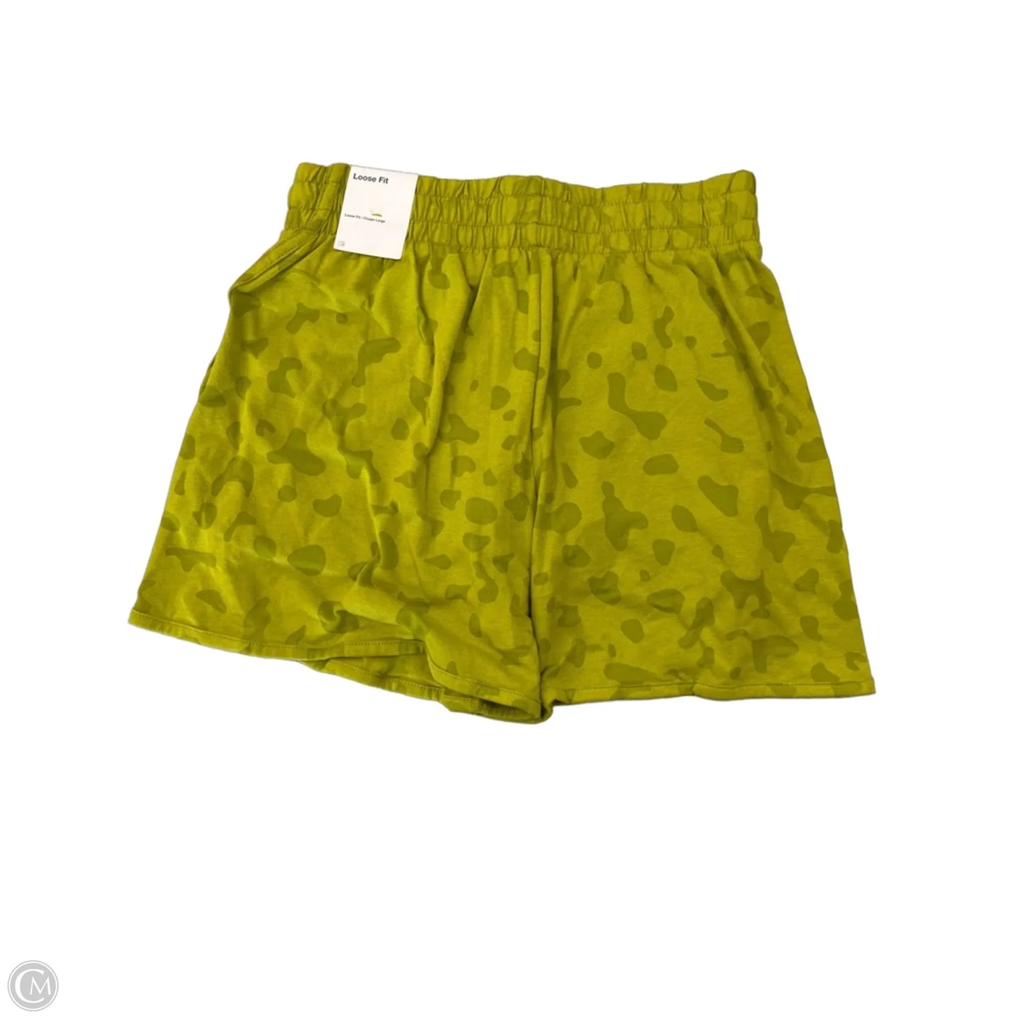 Athletic Shorts By Nike Apparel In Green, Size: L