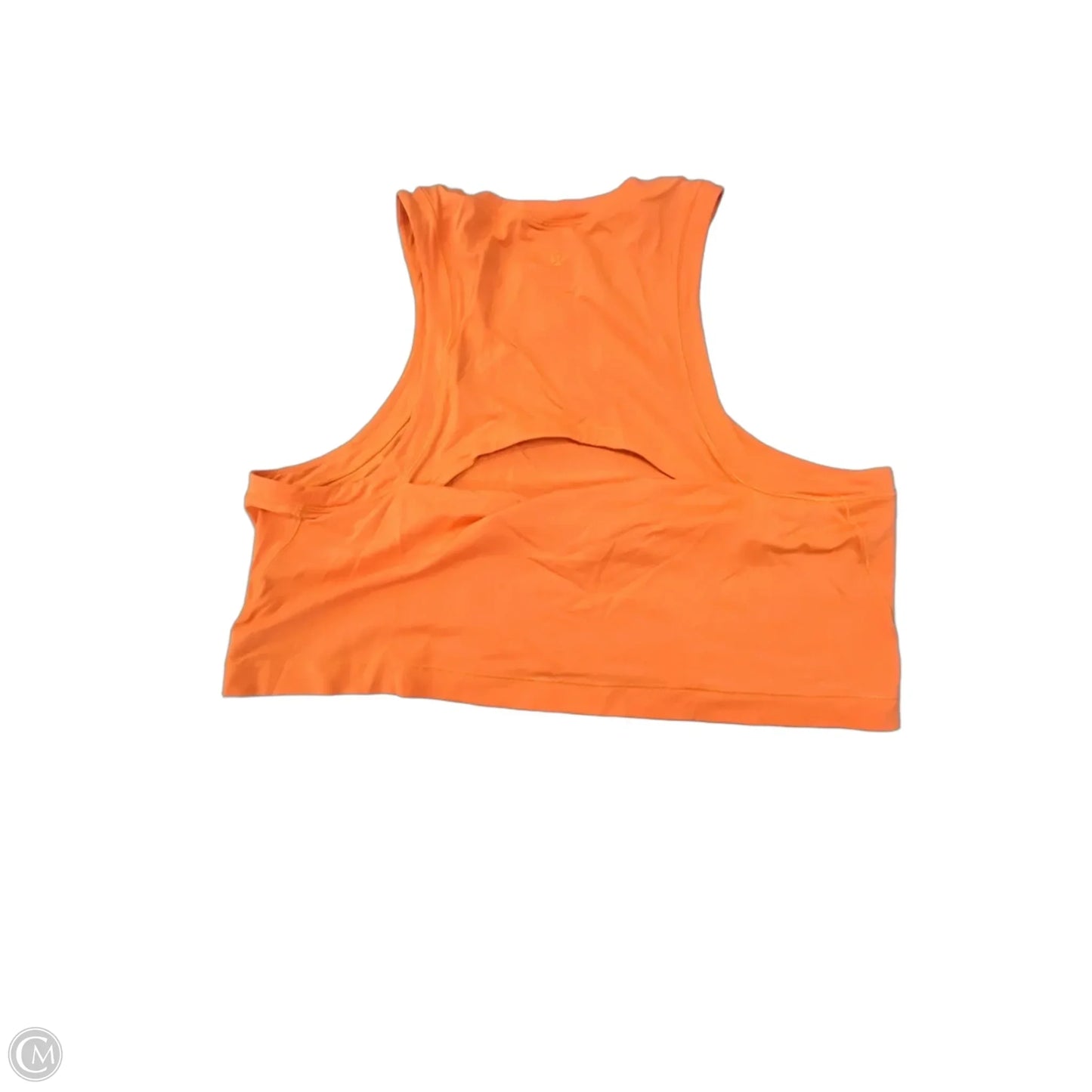 Athletic Tank Top By Lululemon In Orange, Size: M