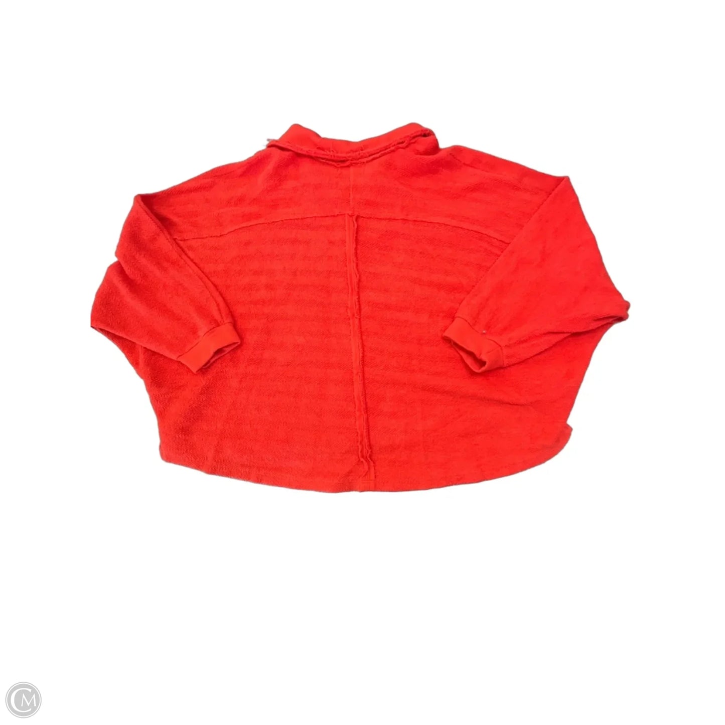 Sweatshirt Collar By Bucketlist In Red, Size: L