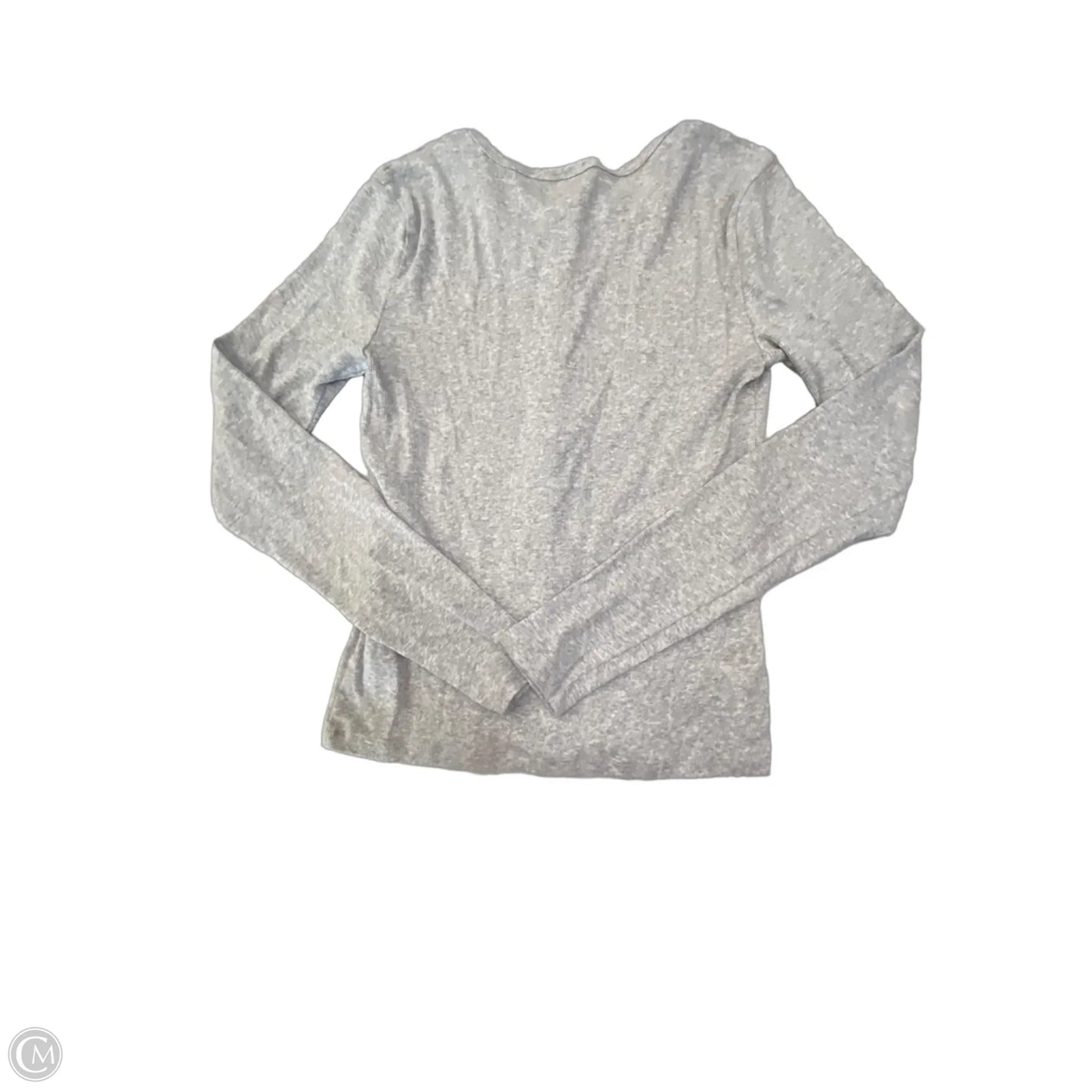 Top Long Sleeve By Aritzia In Grey, Size: M