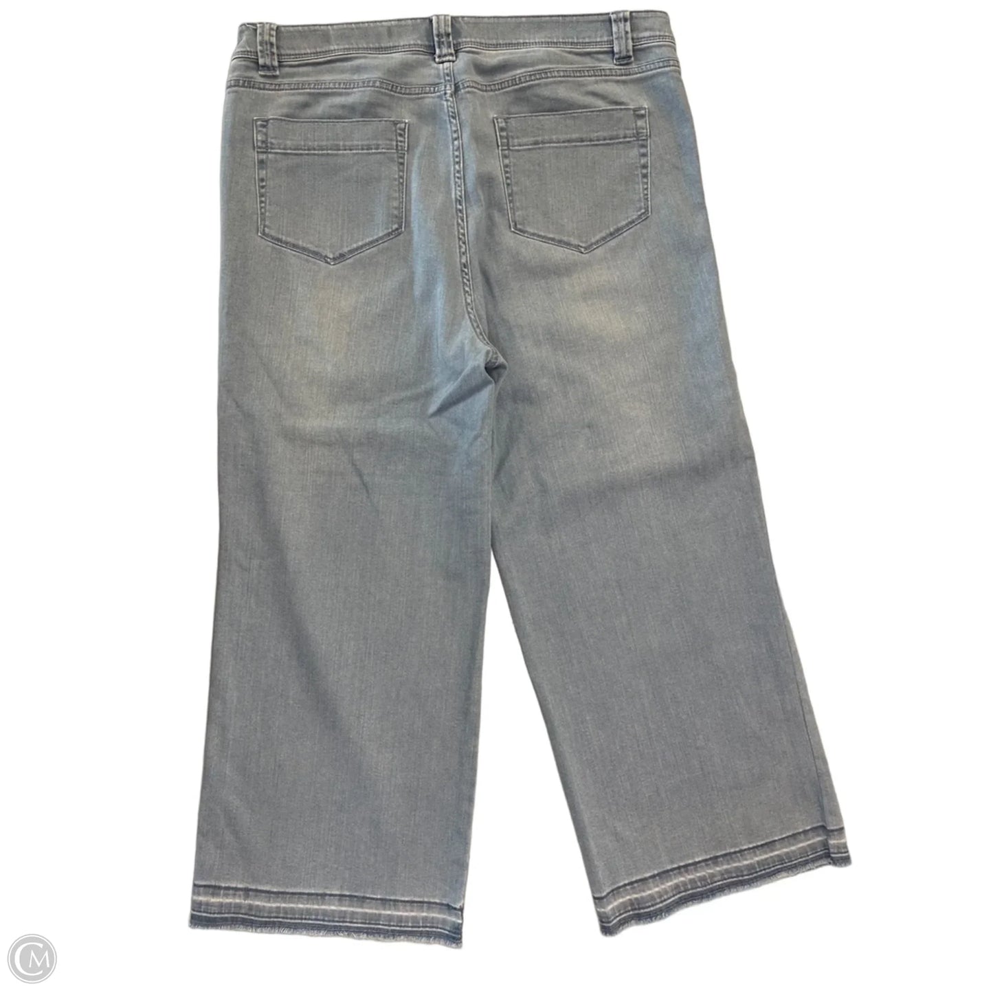 Jeans Cropped By J. Jill In Blue Denim, Size: 14