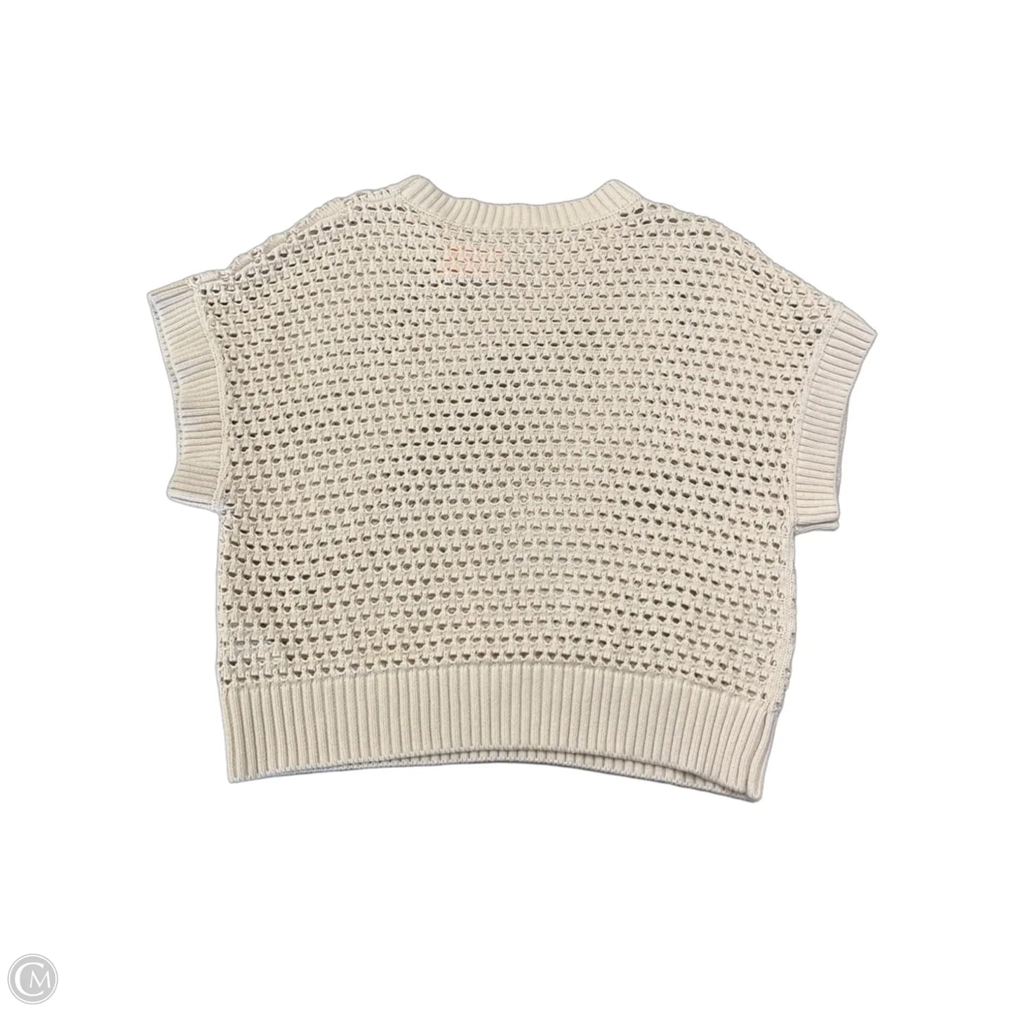 Top Short Sleeve By Varley In Cream, Size: S