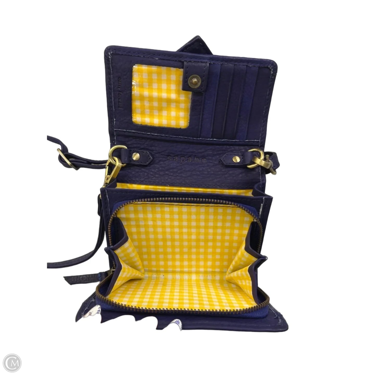 Crossbody Leather By Cma, Size: Small