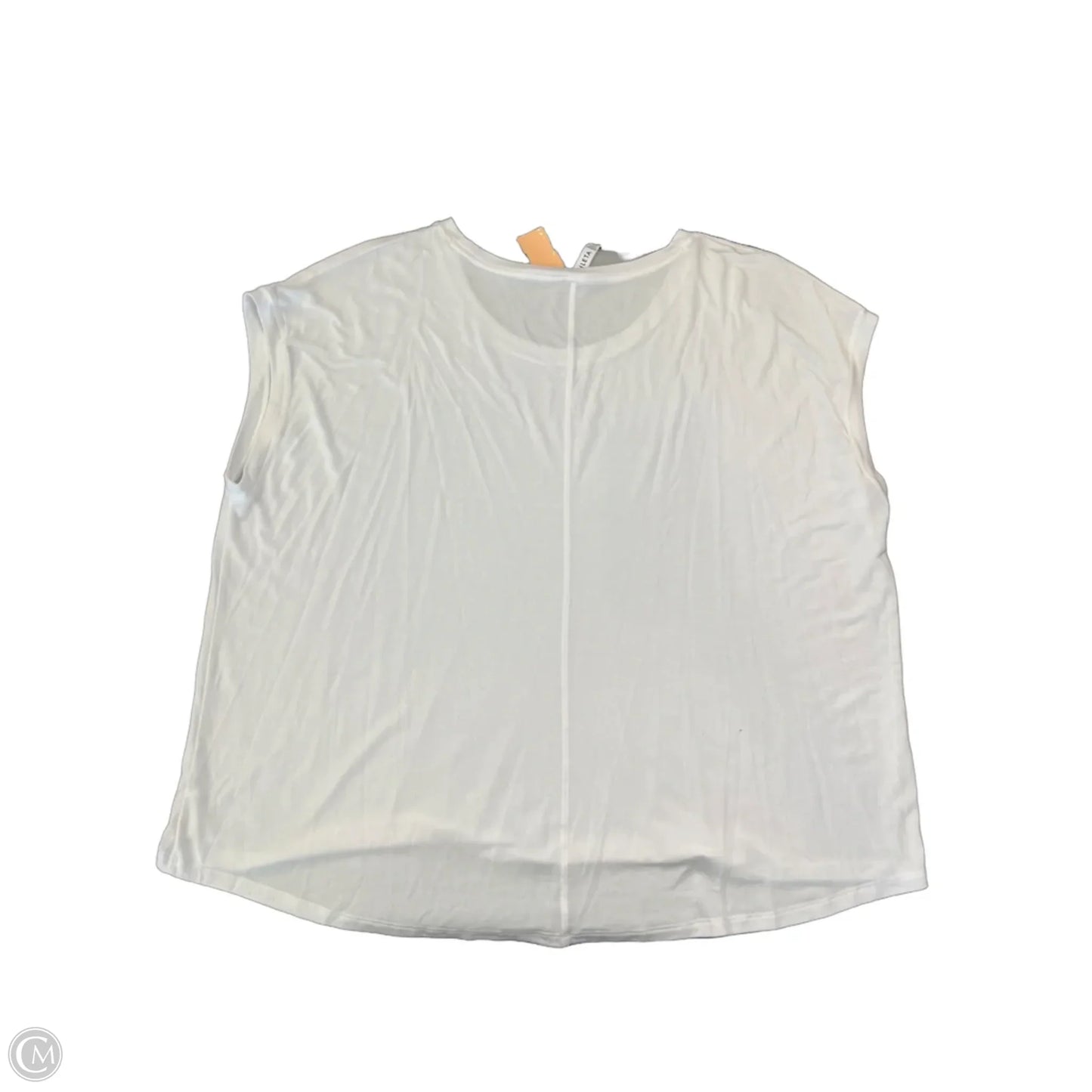 Top Sleeveless By Athleta In White, Size: 3x